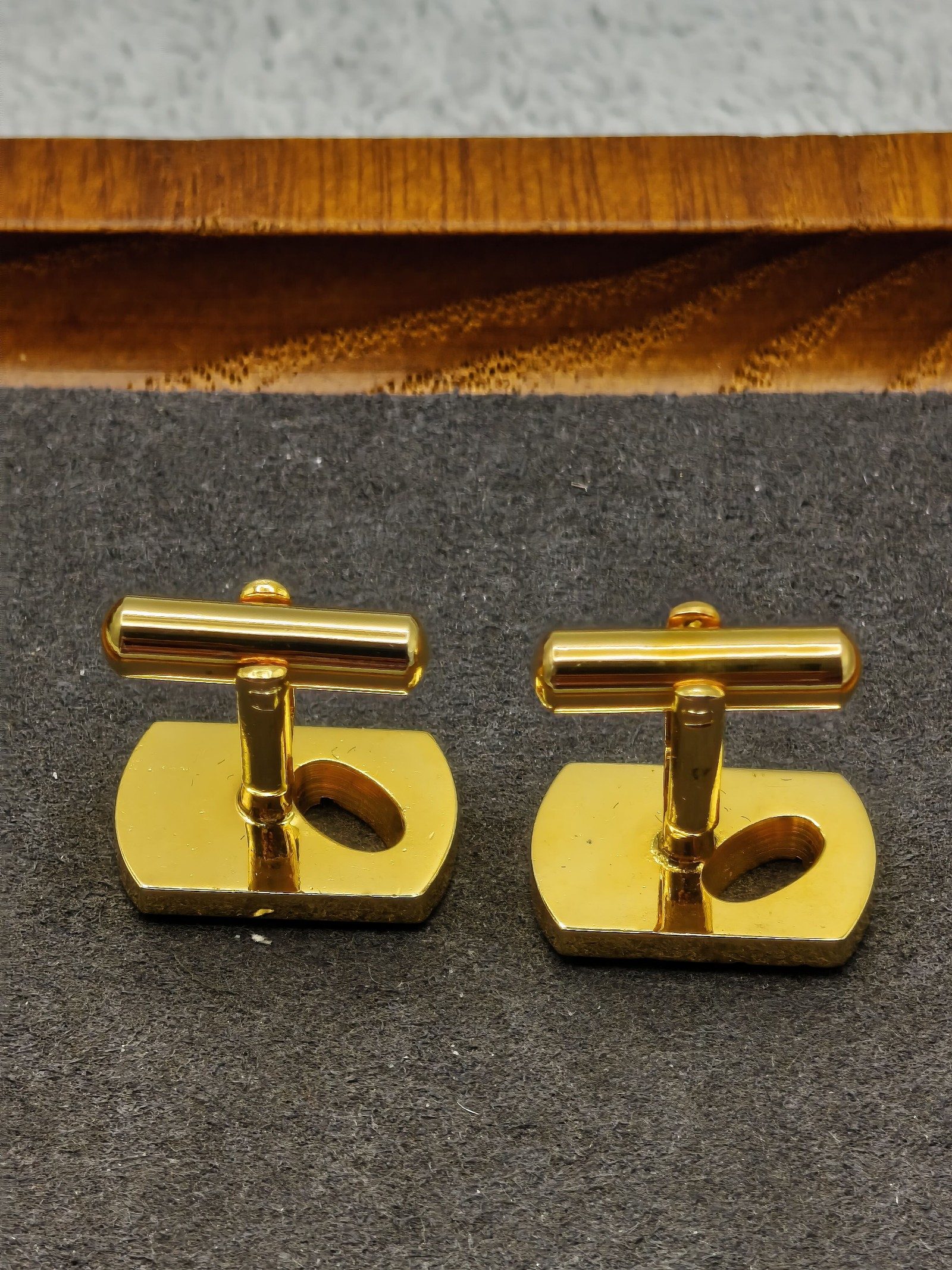 Nicole St Giles Two-Tone Gold & Silver Cufflinks with Box image 6