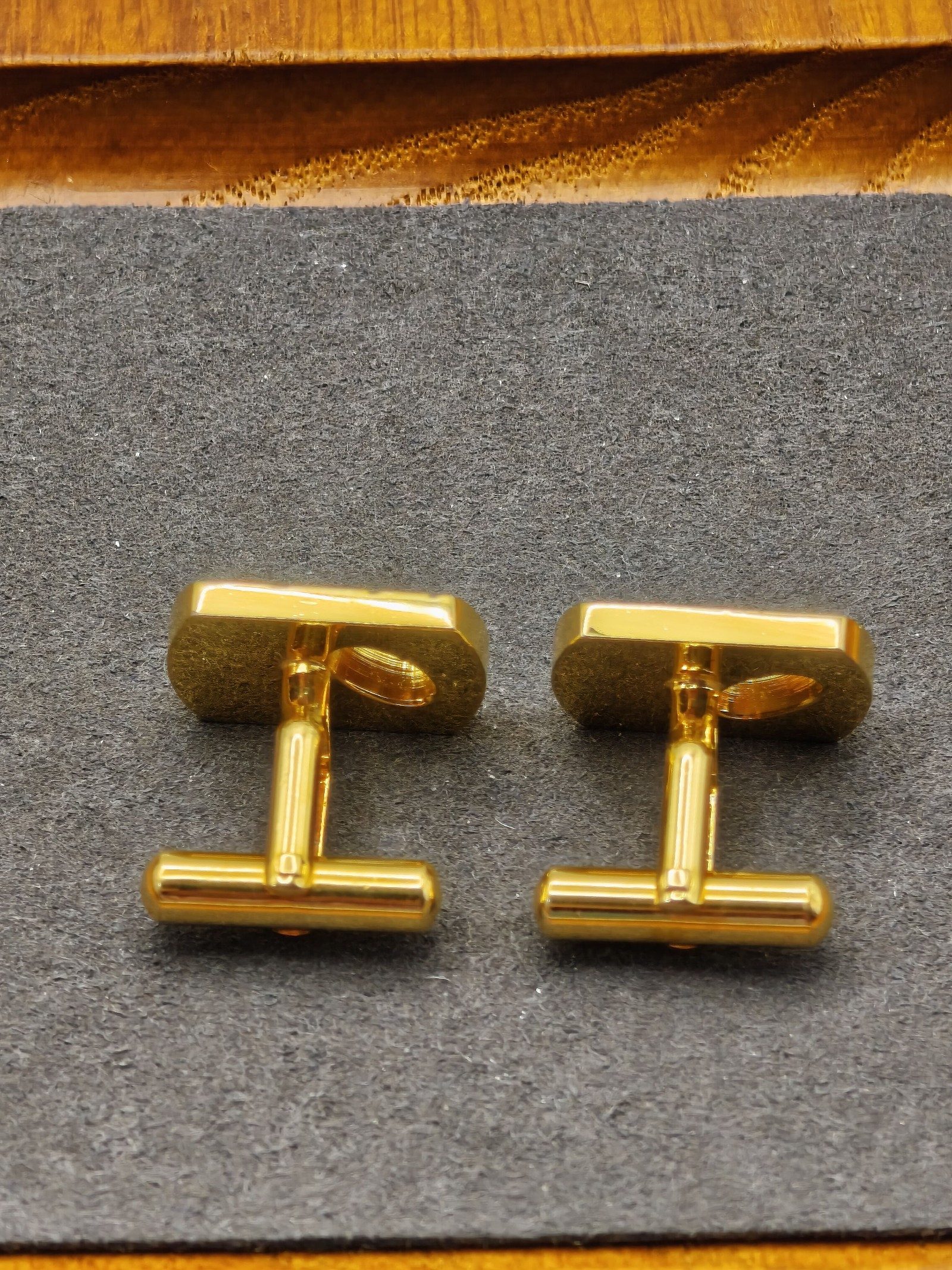 Nicole St Giles Two-Tone Gold & Silver Cufflinks with Box image 7