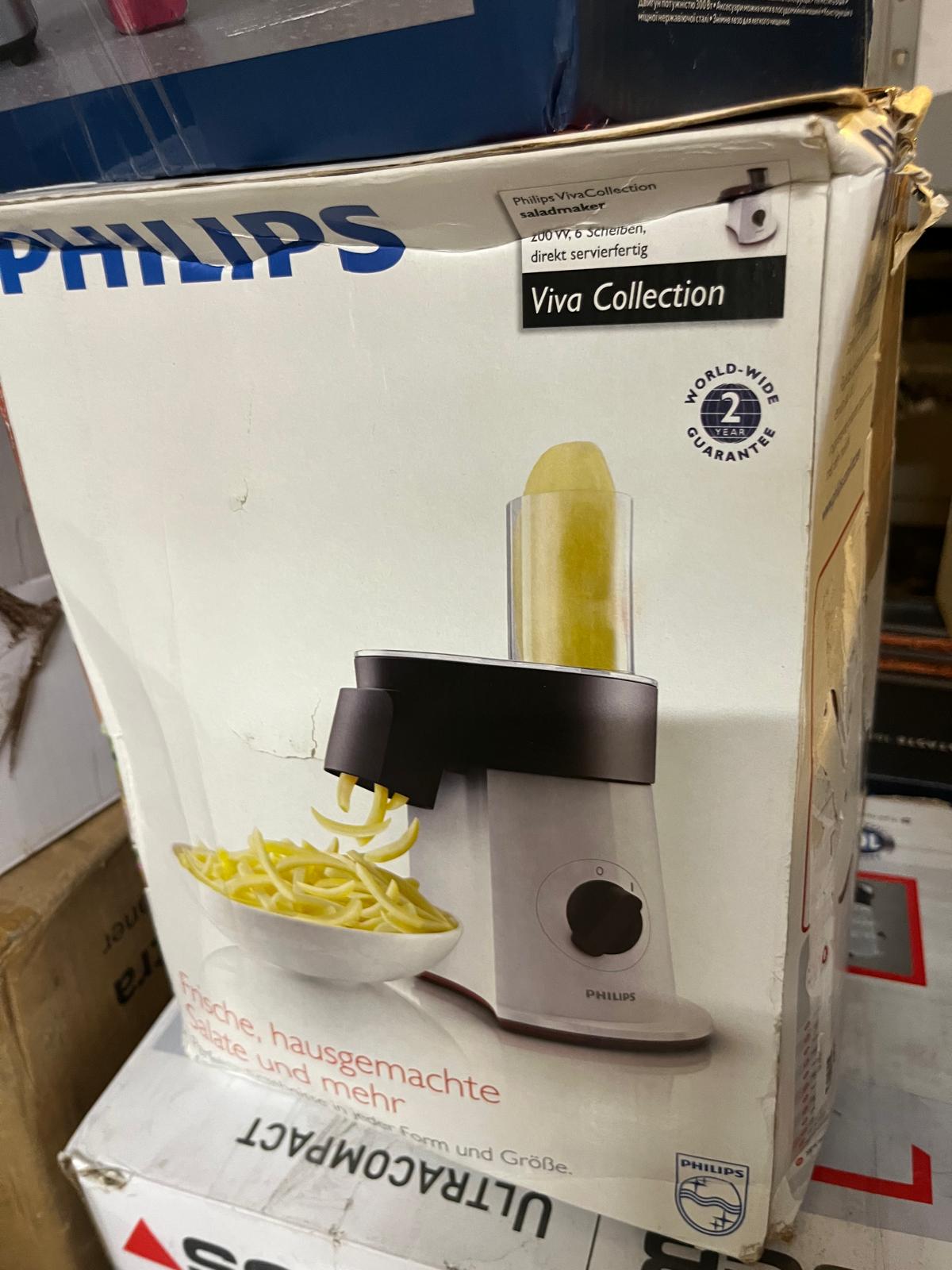 Philips Viva Collection tritatutto insalata elettrico bianco e nero