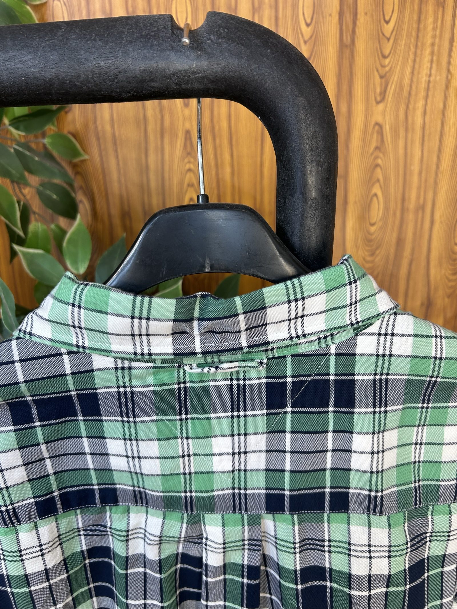 Tommy Hilfiger Camicia Quadri Verde Navy Large Custom Fit image 7