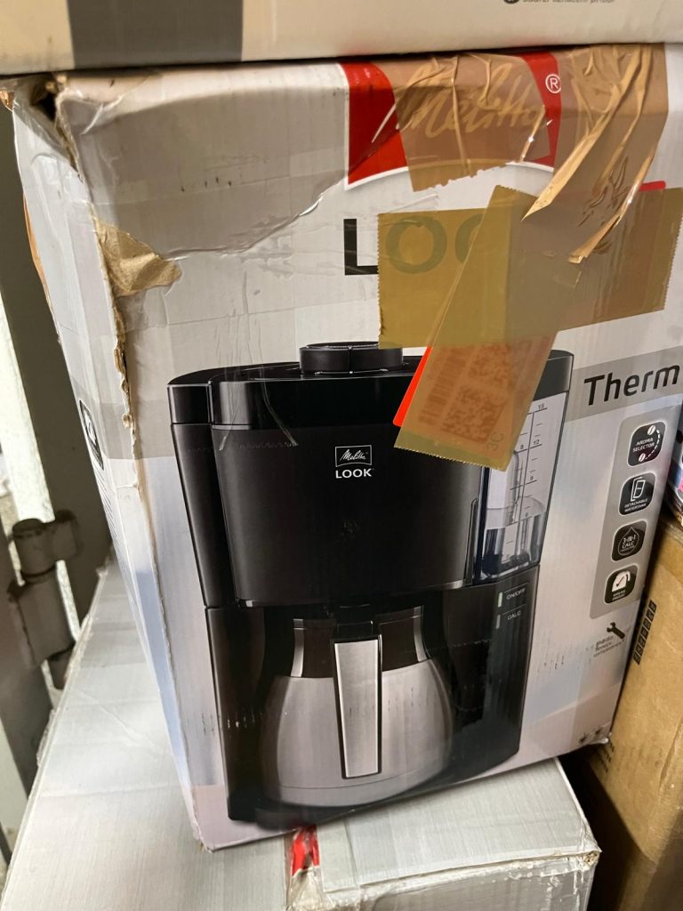 Melitta Macchina da Caffè Look Termos Acciaio Inox Nero