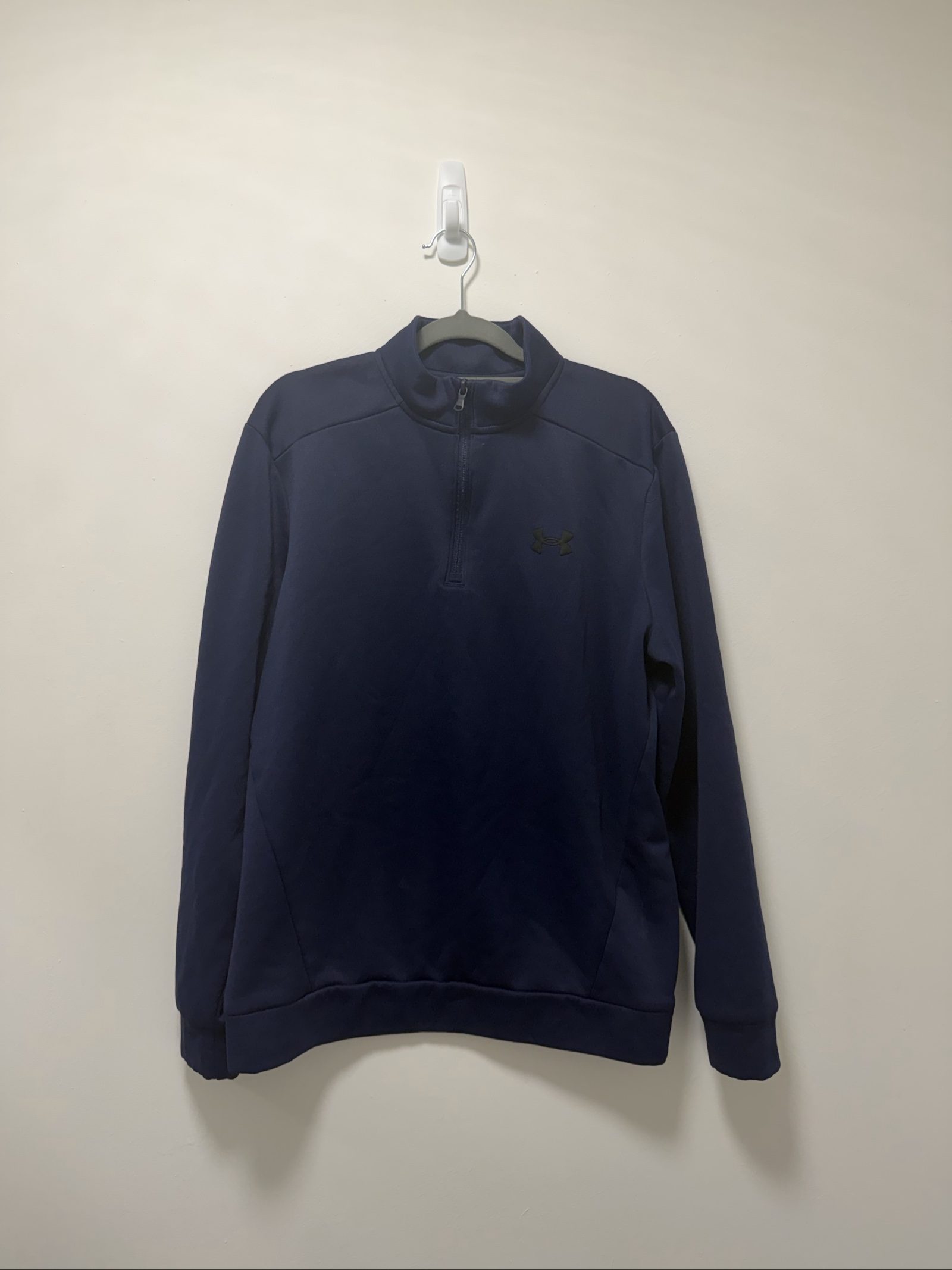 Under Armour Navy Blue Men's Medium Half Zip Sweatshirt