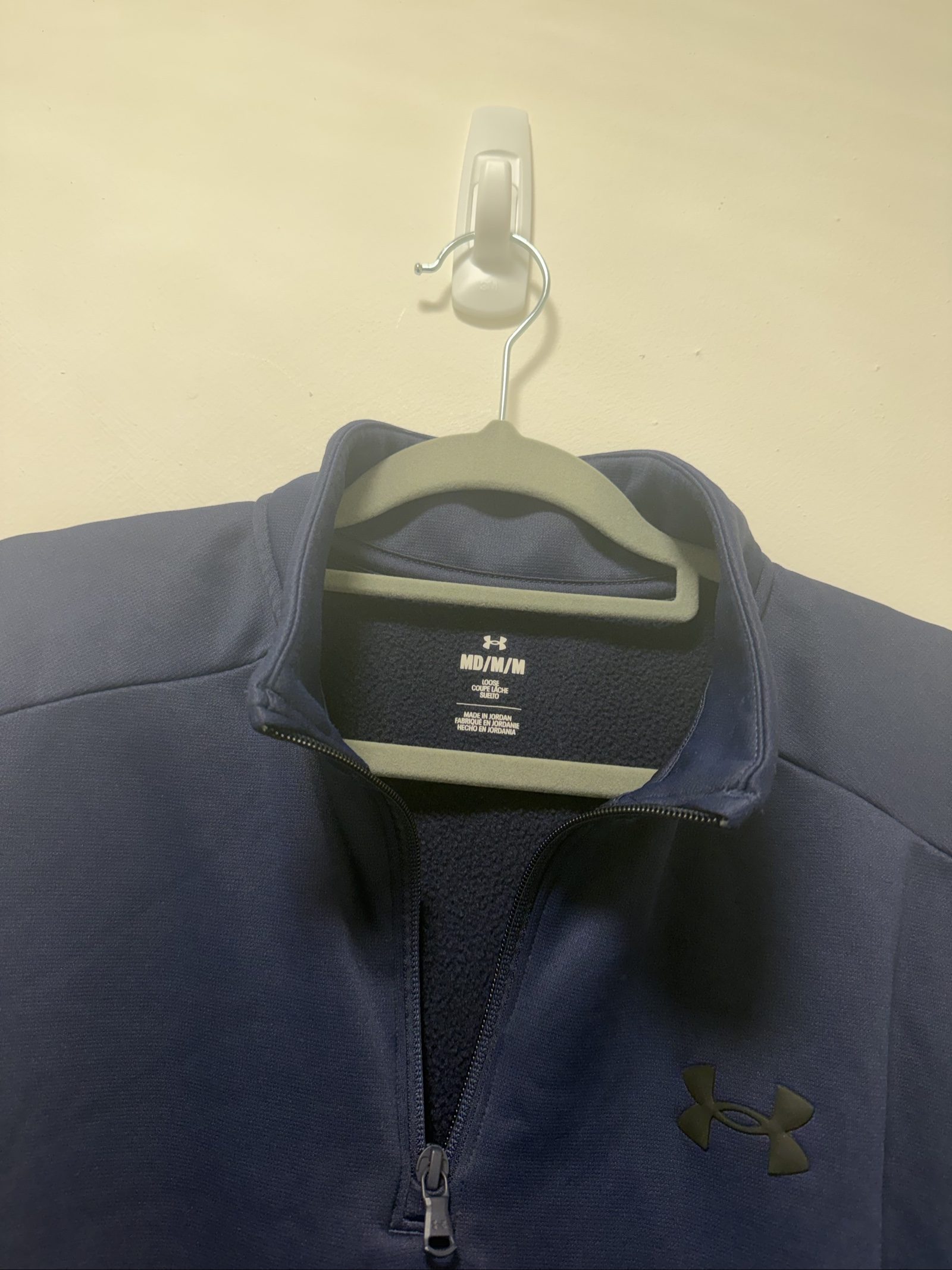 Under Armour Navy Blue Men's Medium Half Zip Sweatshirt image 2