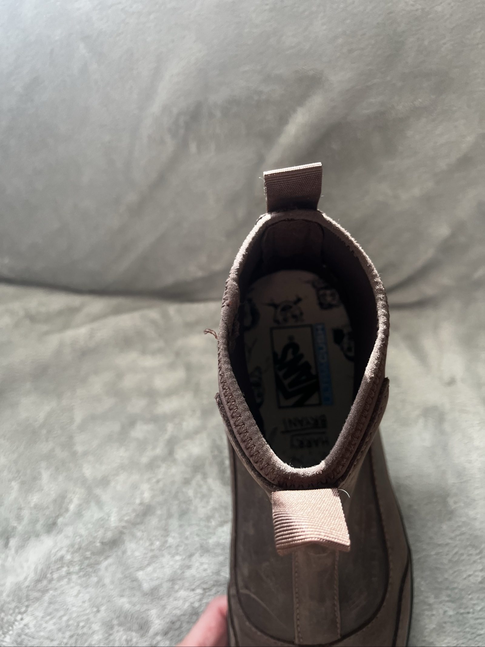 Vans Men's Brown Leather Ankle Boots UK 7.5 image 7