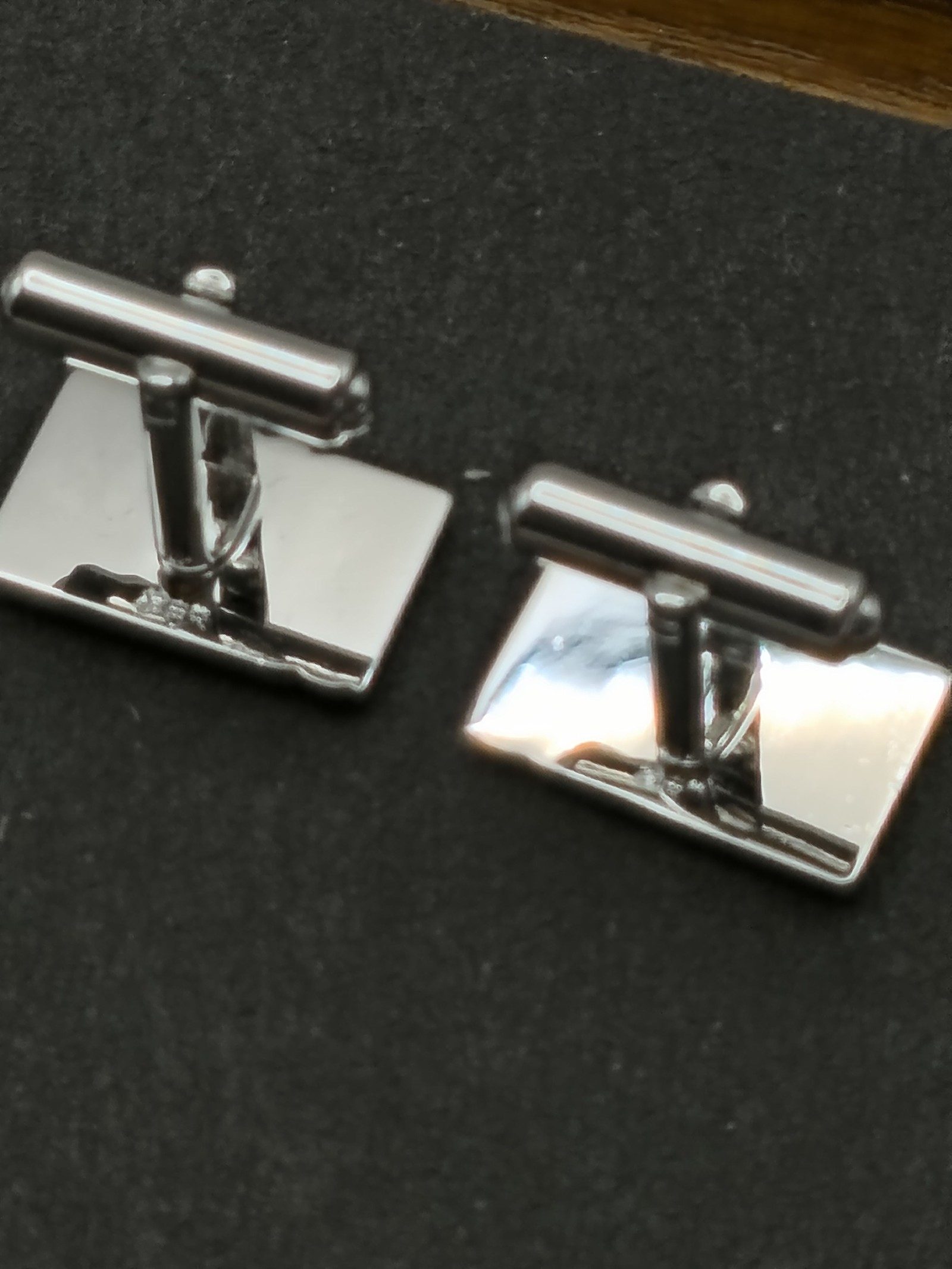 G Katona Silver & Mother of Pearl Cufflinks Elegant Design image 6