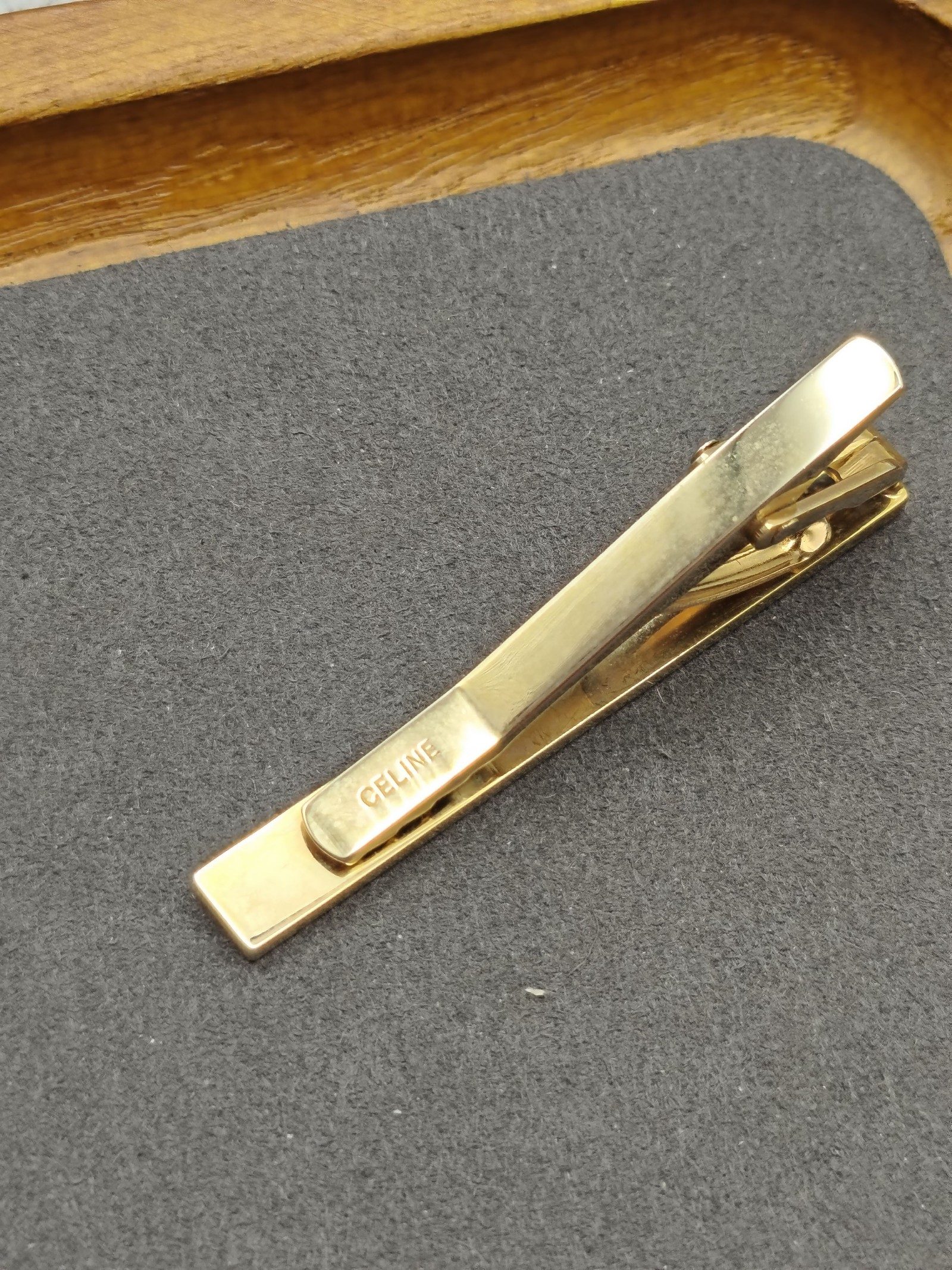 Celine Gold & Silver Men's Tie Clip Classic image 3