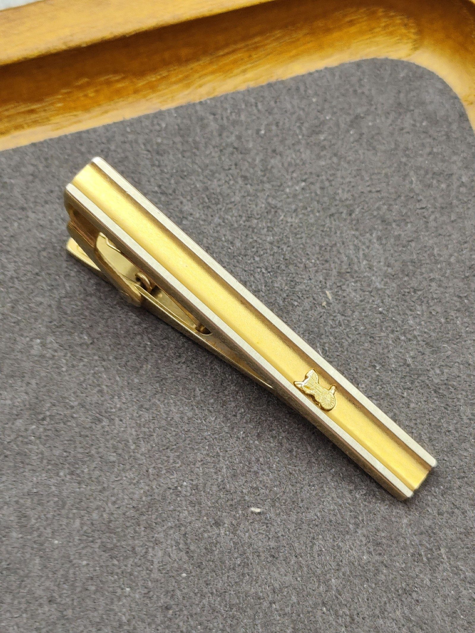 Celine Gold & Silver Men's Tie Clip Classic image 4