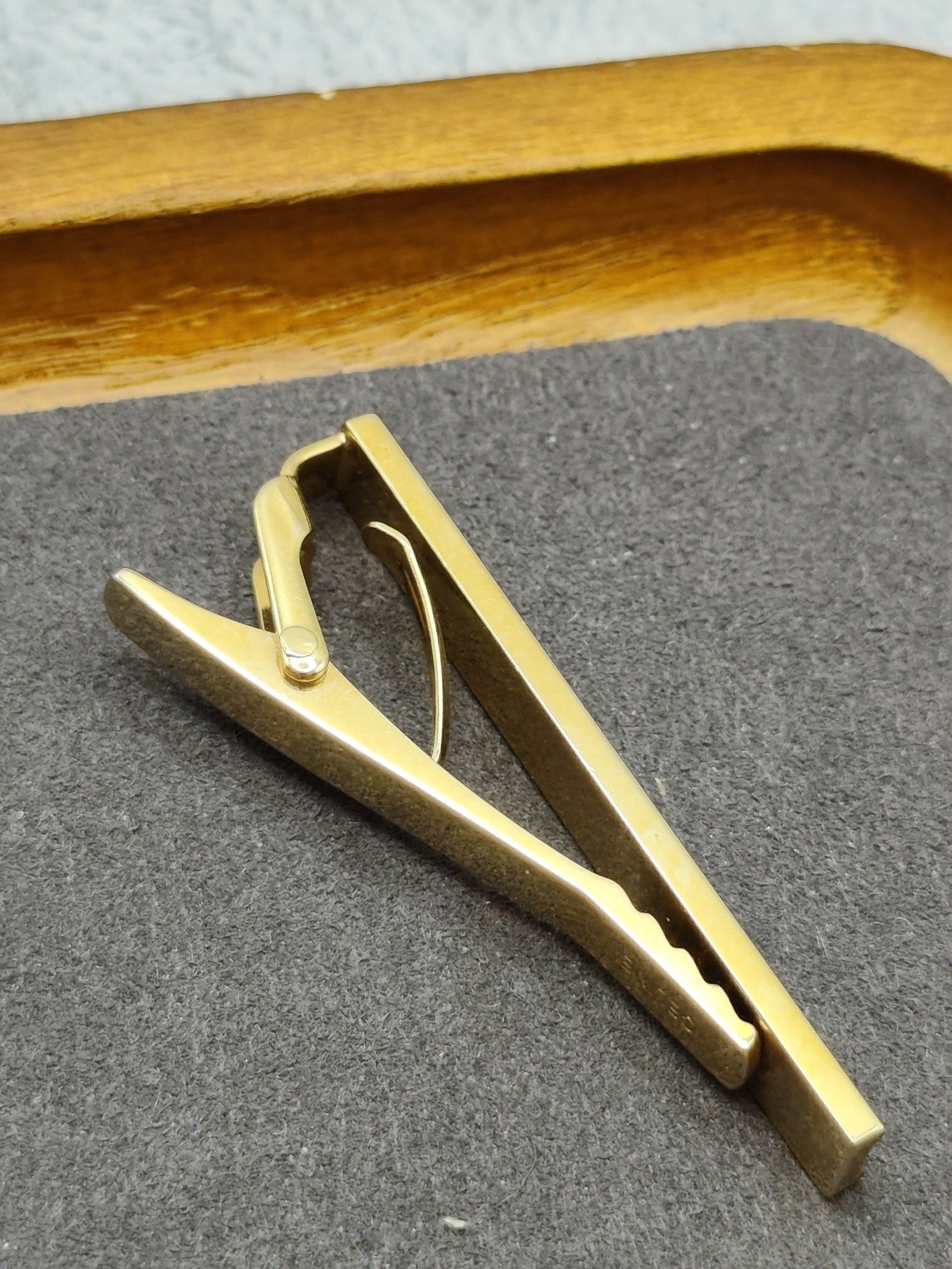 Celine Gold & Silver Men's Tie Clip Classic image 8