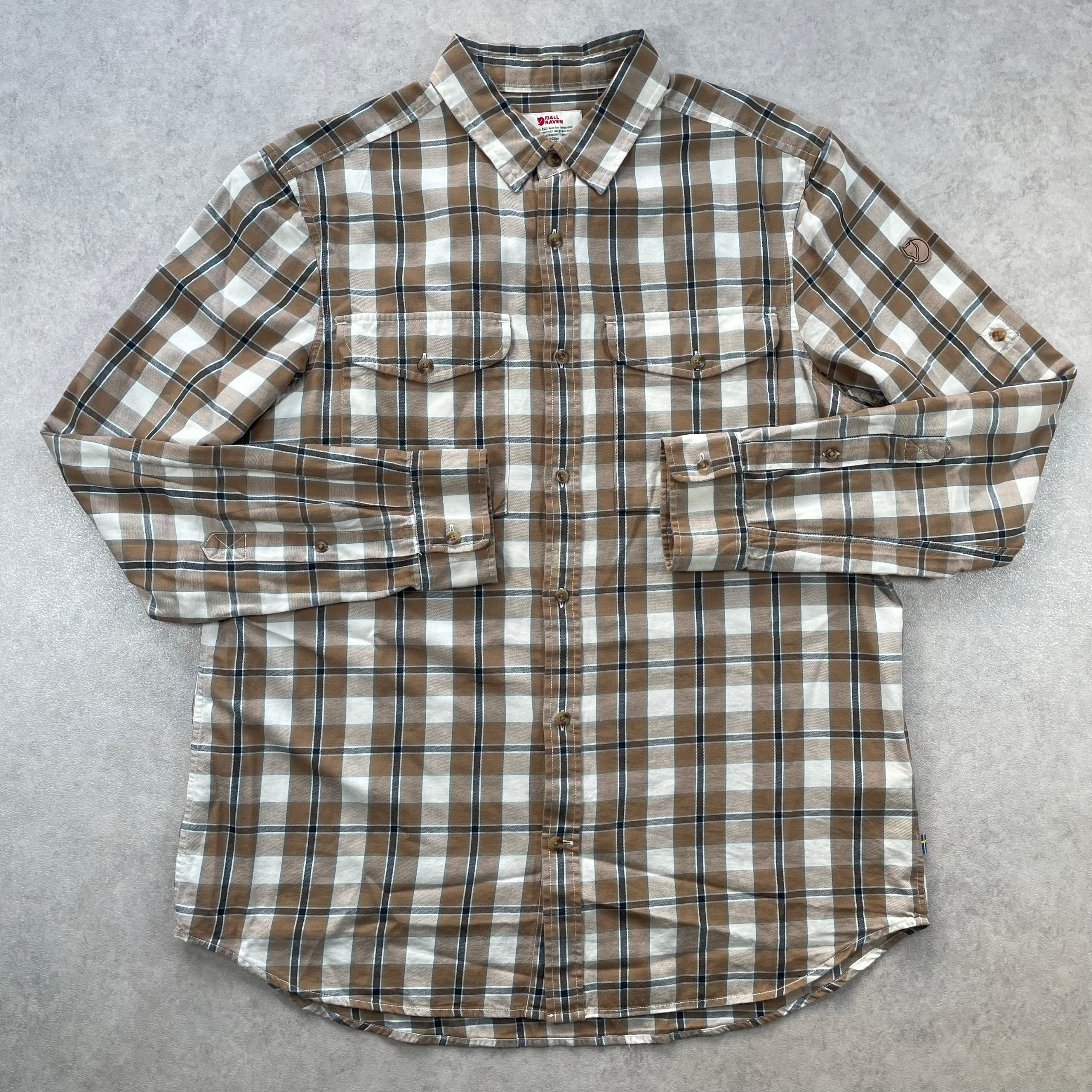 Fjällräven Singi Flannel Long Sleeve Shirt (Mens Size Large)