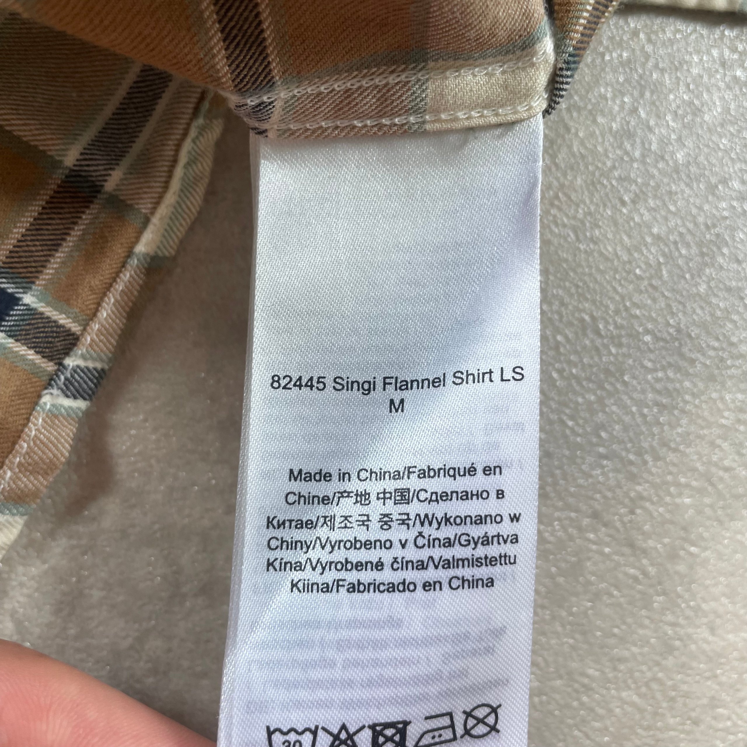 Fjällräven Singi Flannel Long Sleeve Shirt (Mens Size Large) image 7