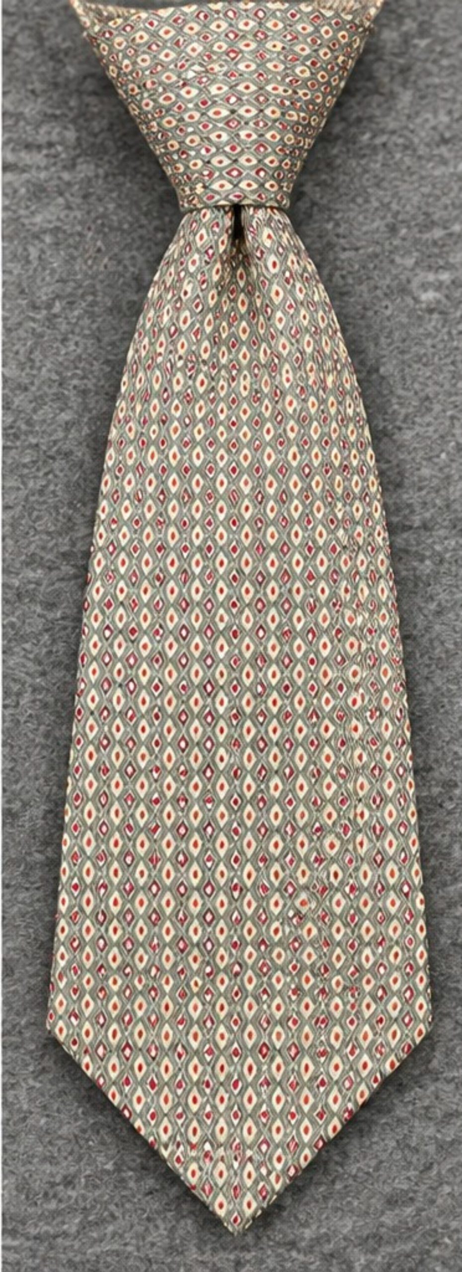 Brooks Brothers Multi Coloured Silk Tie 3.5 in Wide Made in USA