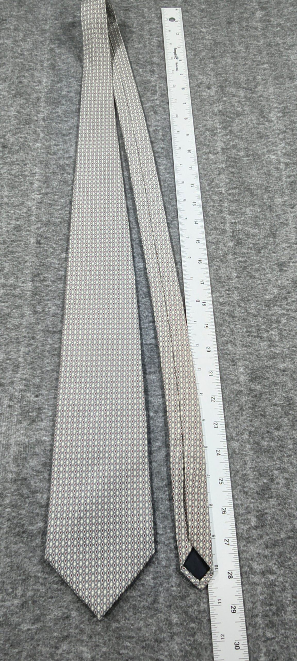 Brooks Brothers Multi Coloured Silk Tie 3.5 in Wide Made in USA image 6