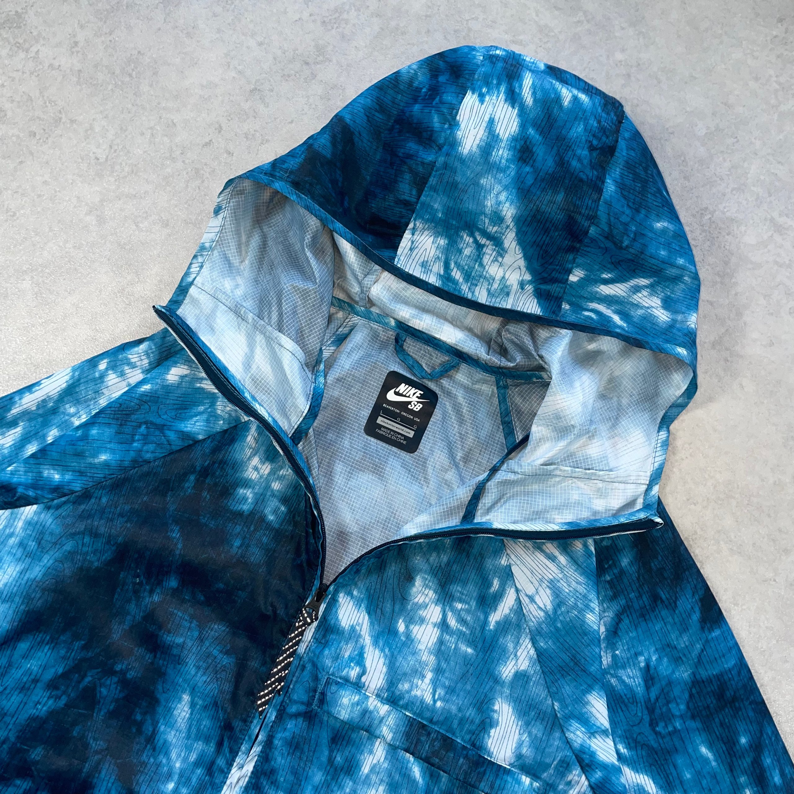Nike SB Windbreaker Jacket "Aurora Blue" (Size Large Mens) image 3