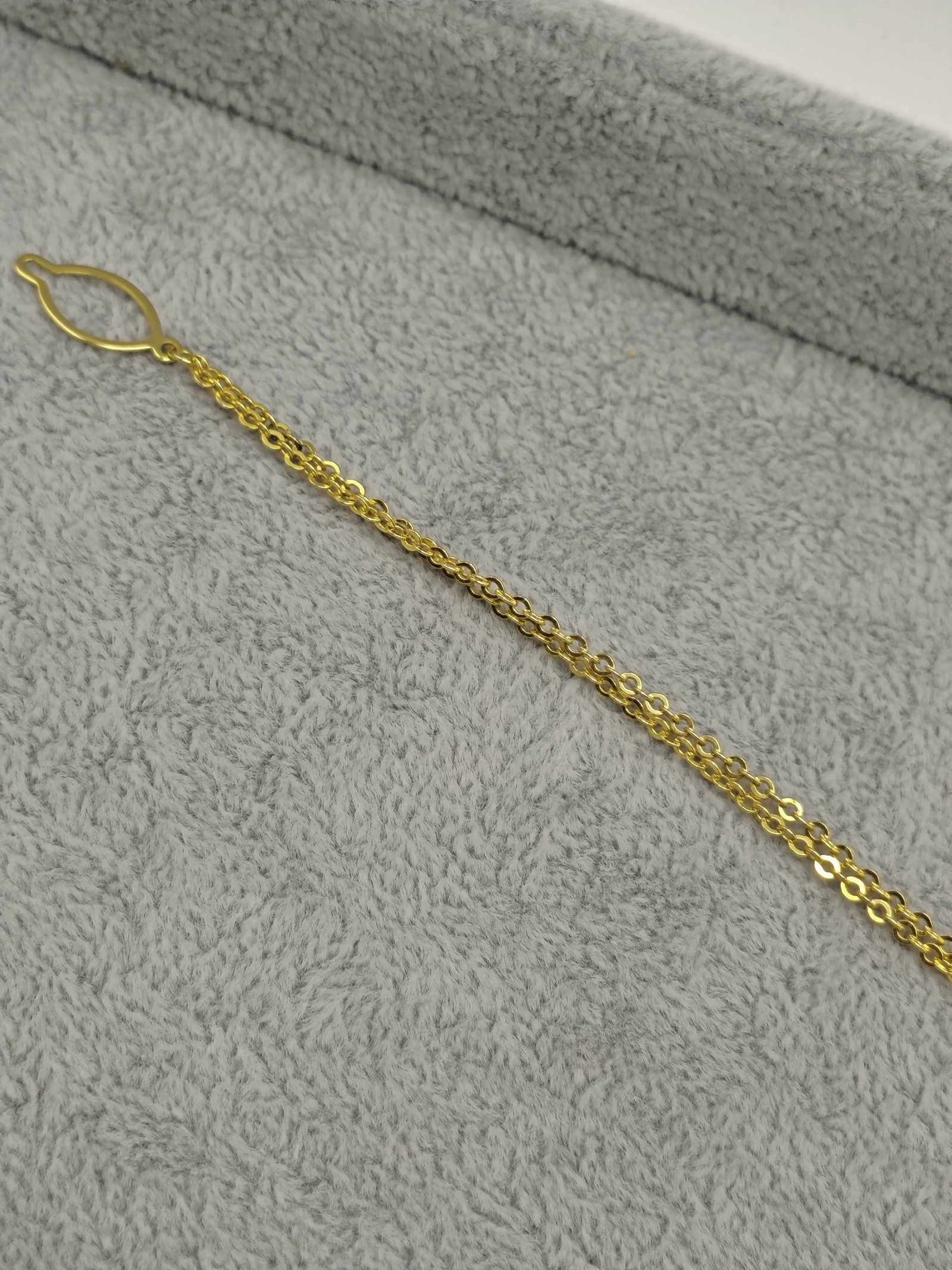 Dunhill d logo tie chain image 4