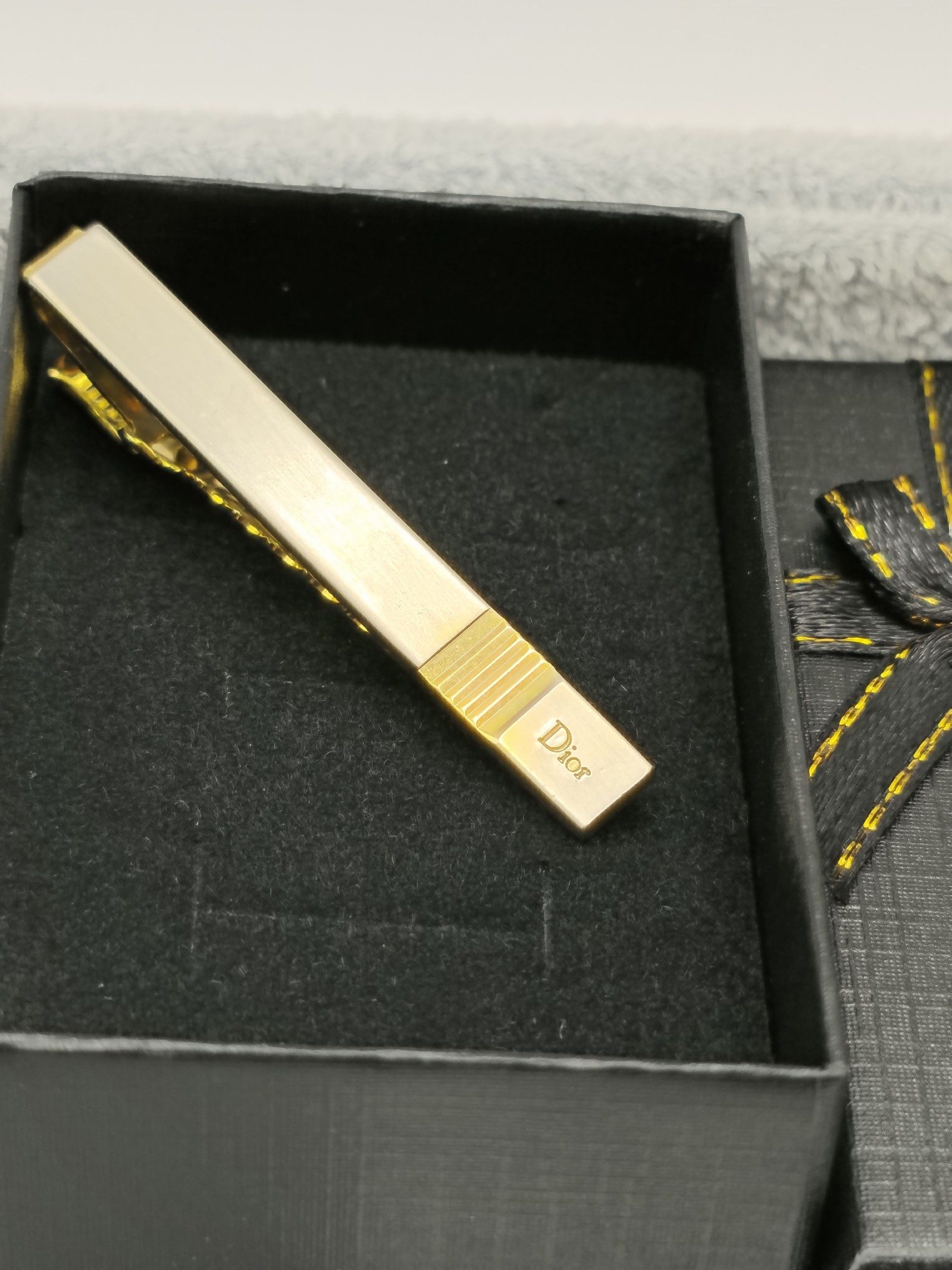 Dior Gold Tone Tie Clip image 2