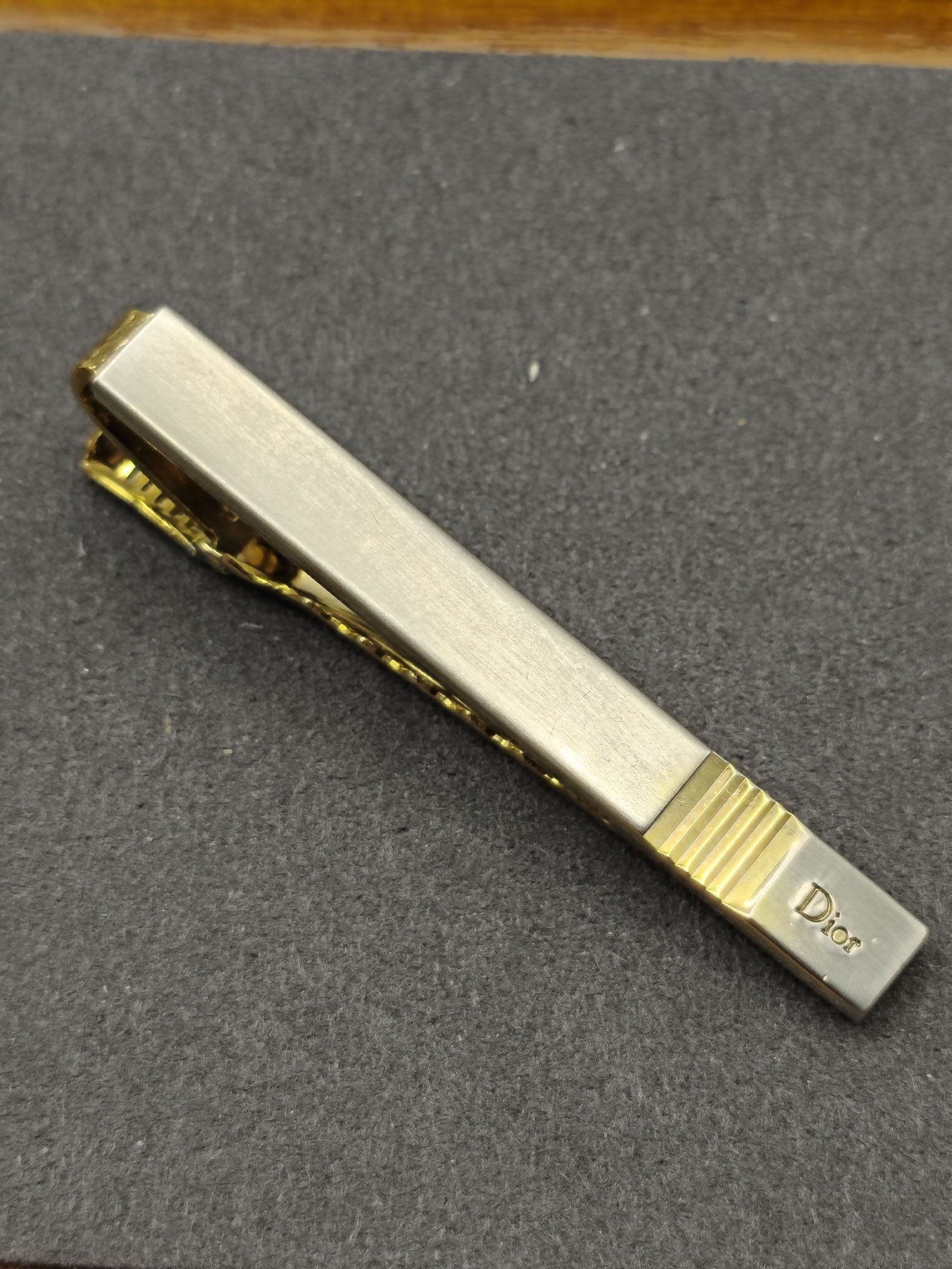 Dior Gold Tone Tie Clip image 3