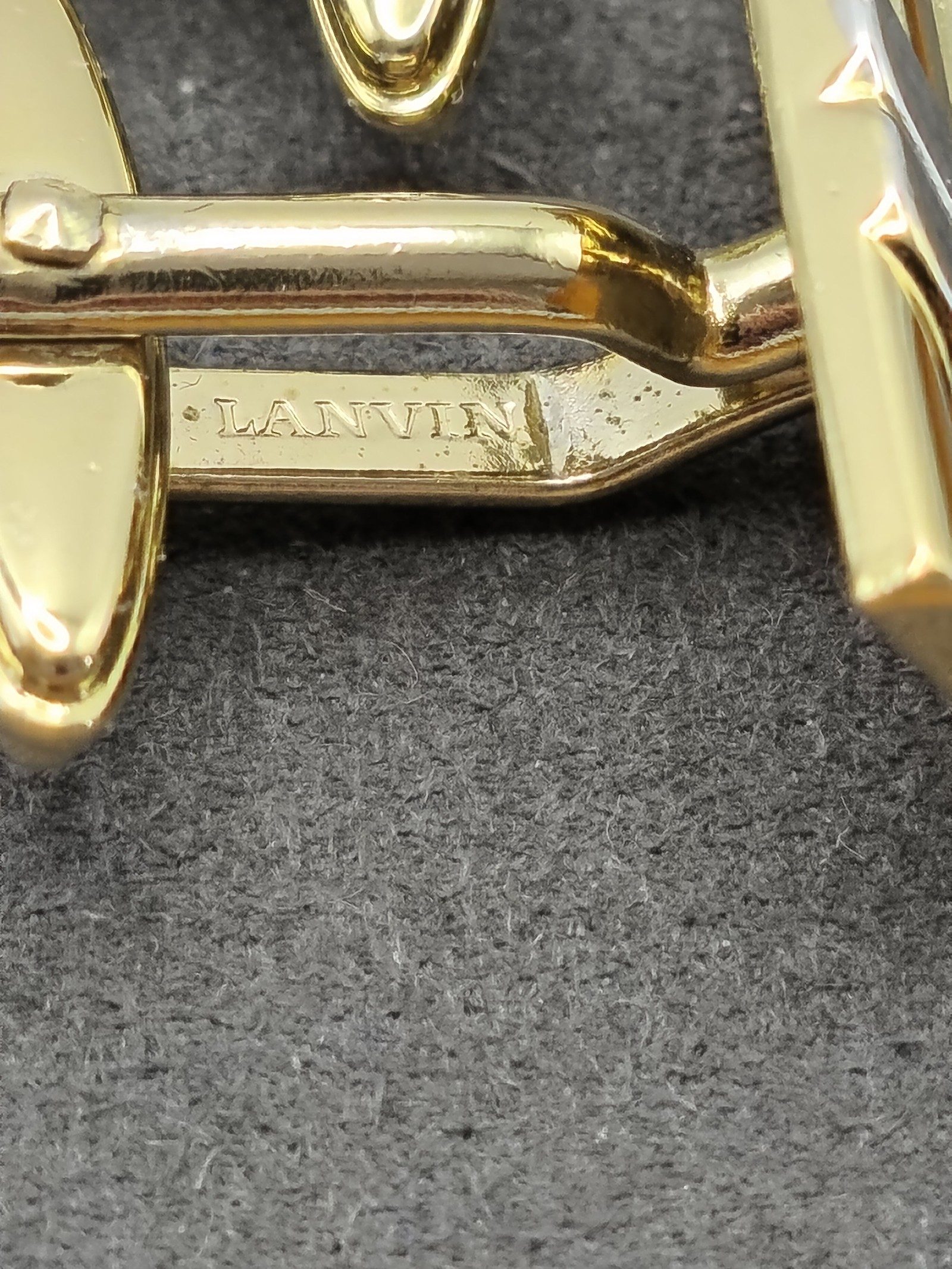 Lanvin Gold & Silver Cufflinks with Box image 8