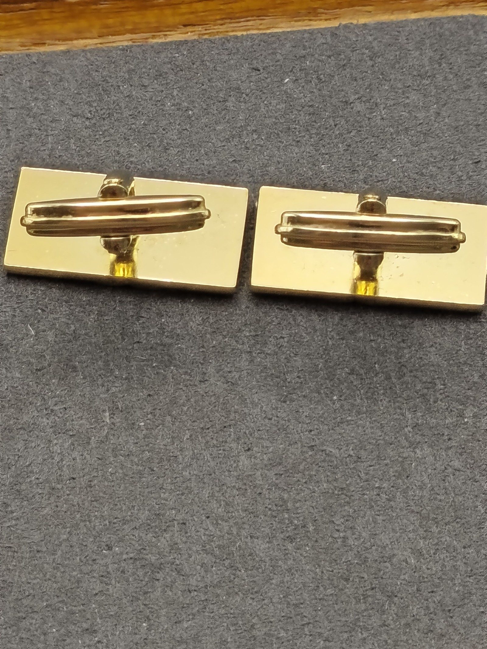 Lanvin Gold & Silver Cufflinks with Box image 9