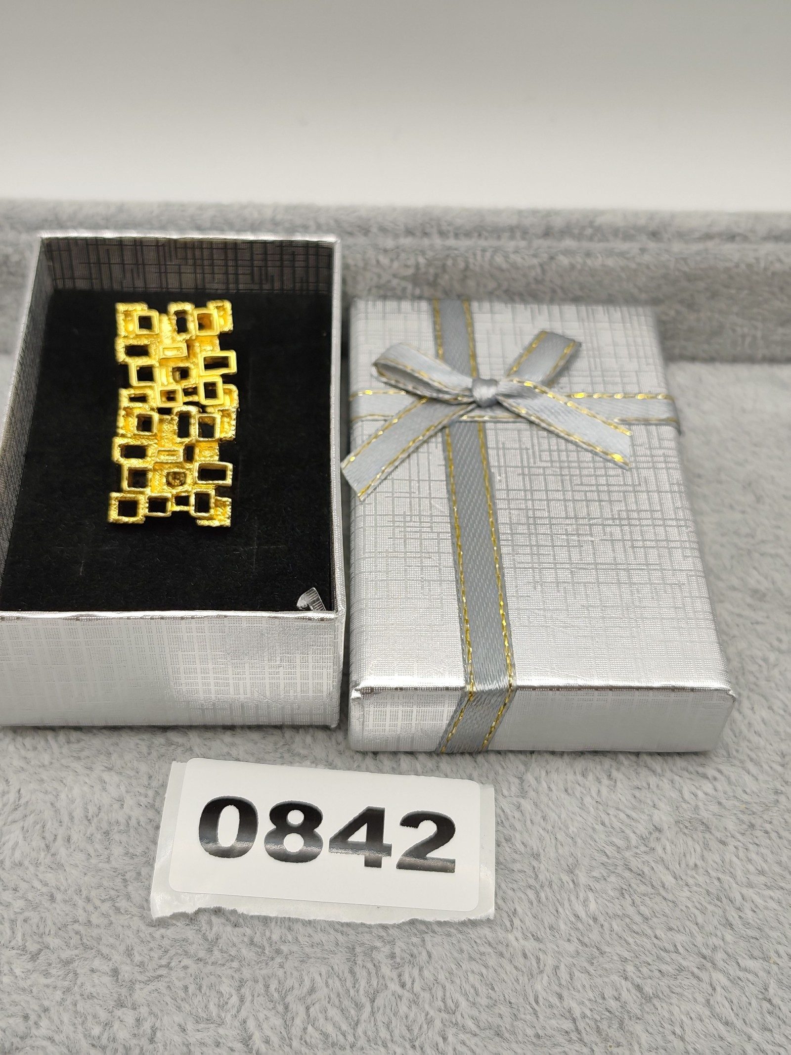 Lanvin Gold Tone Geometric Cufflinks