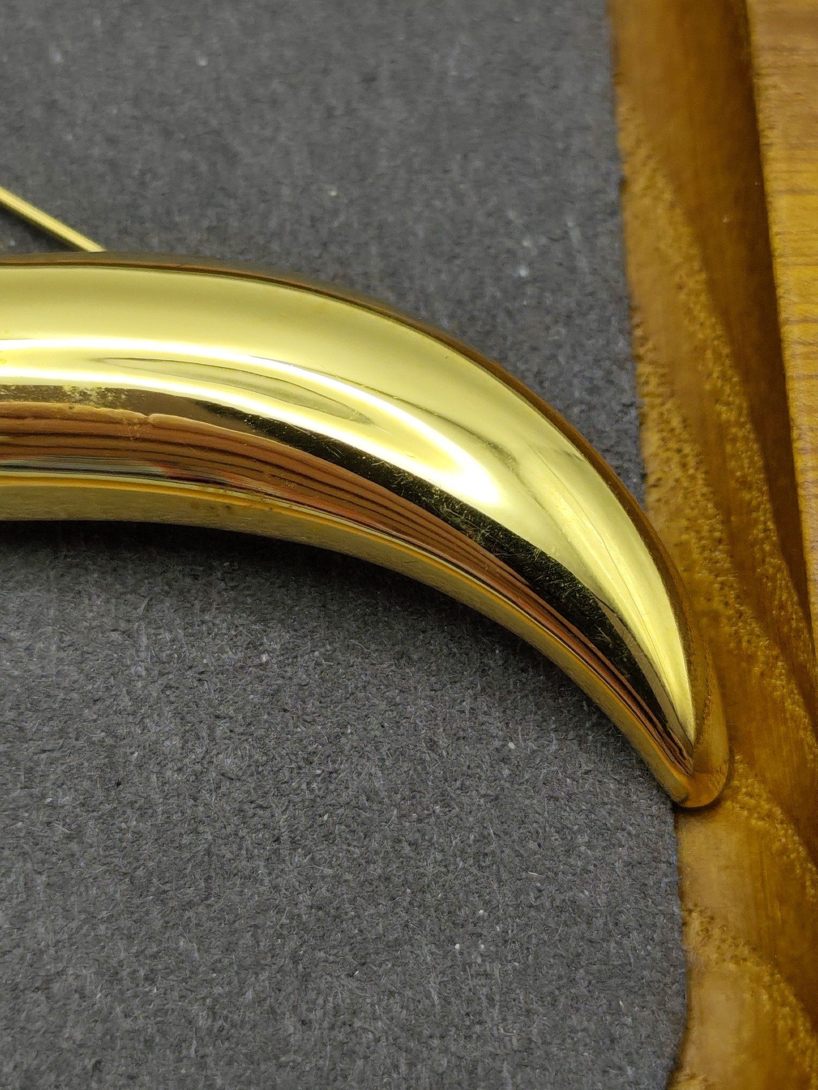Contesse Gold Tone Swirl Brooch Pin image 4