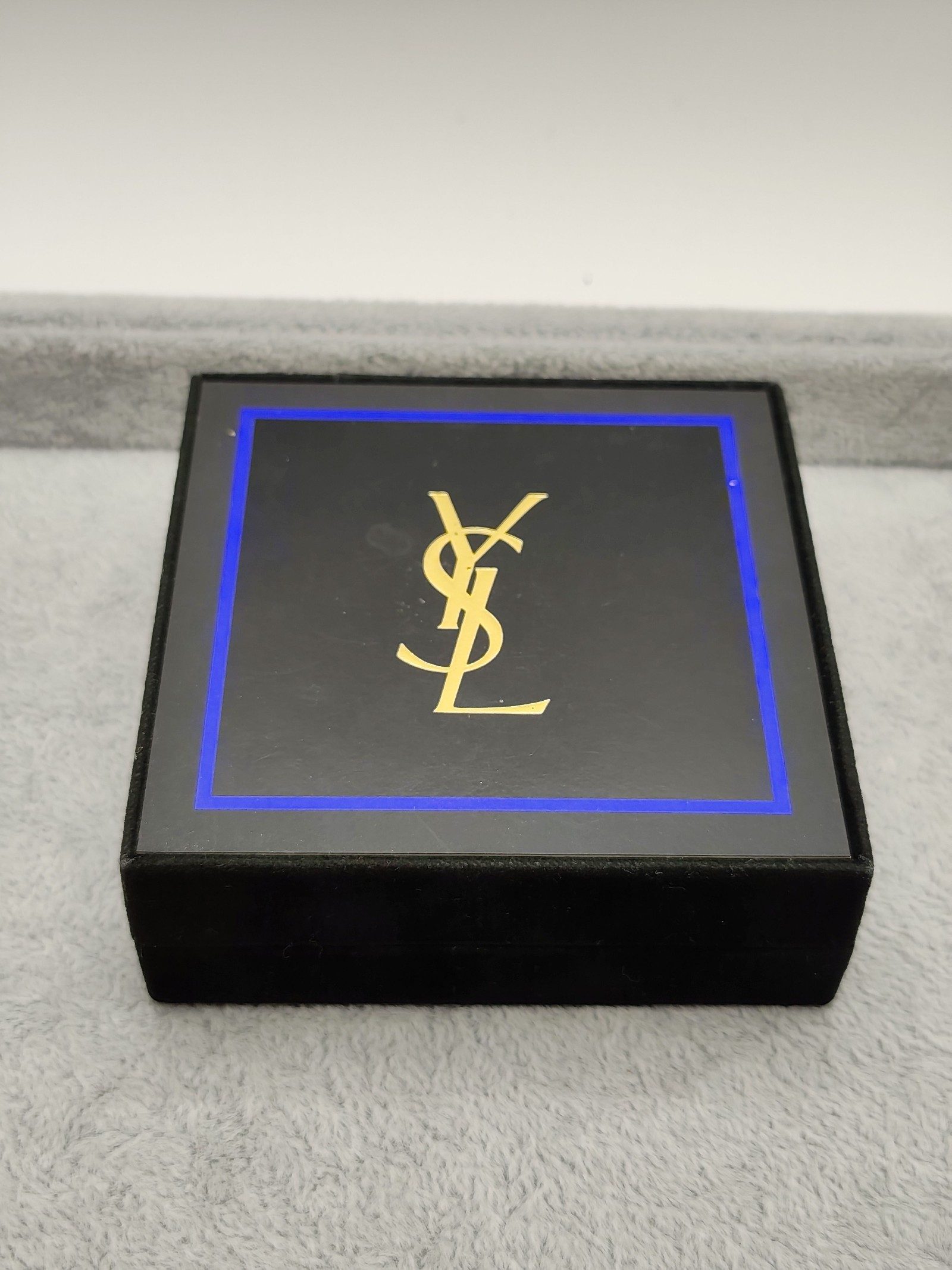 Yves Saint Laurent Silver & Gold Cufflinks in Box 925 silver image 3