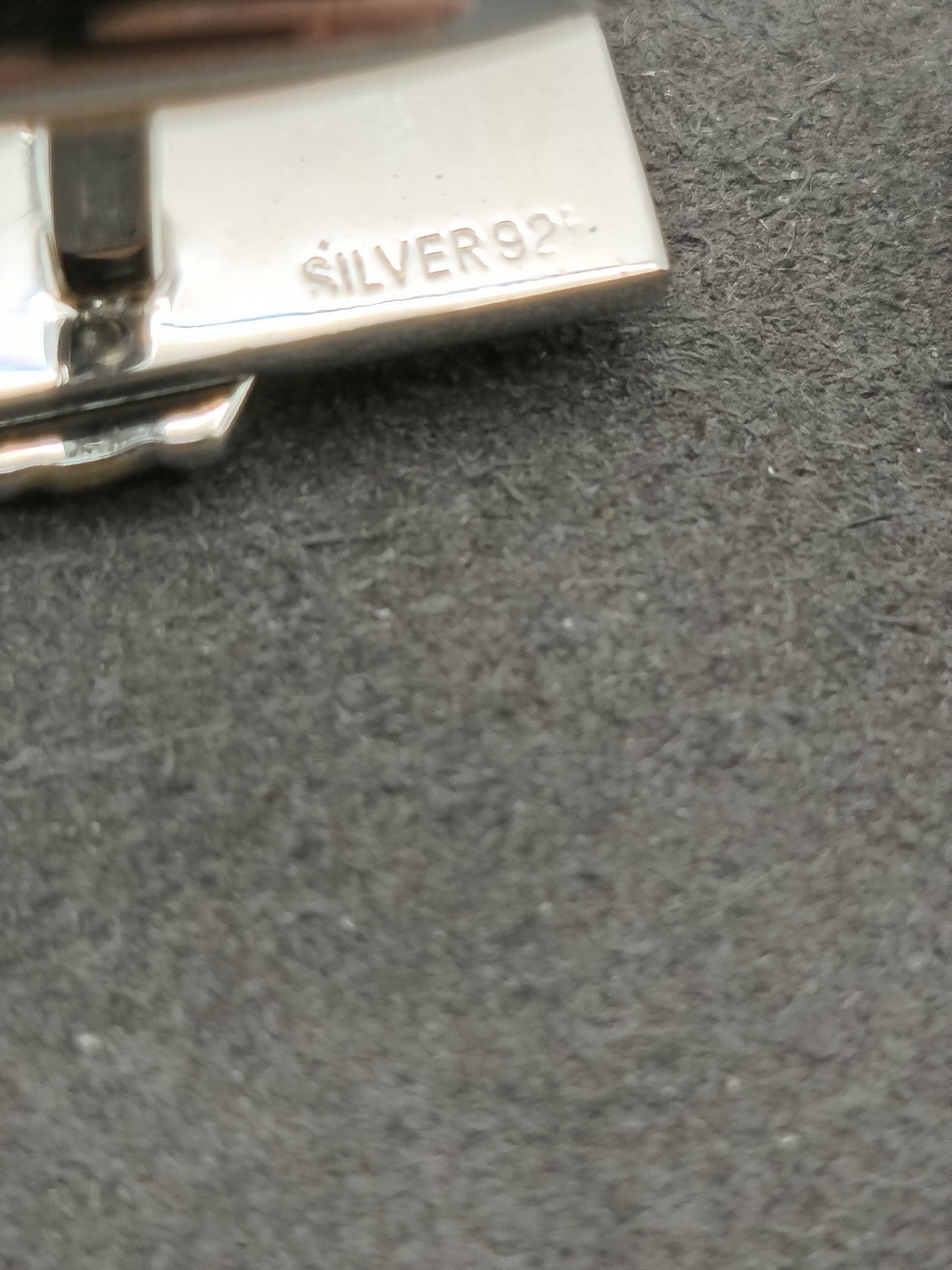 Yves Saint Laurent Silver & Gold Cufflinks in Box 925 silver image 9