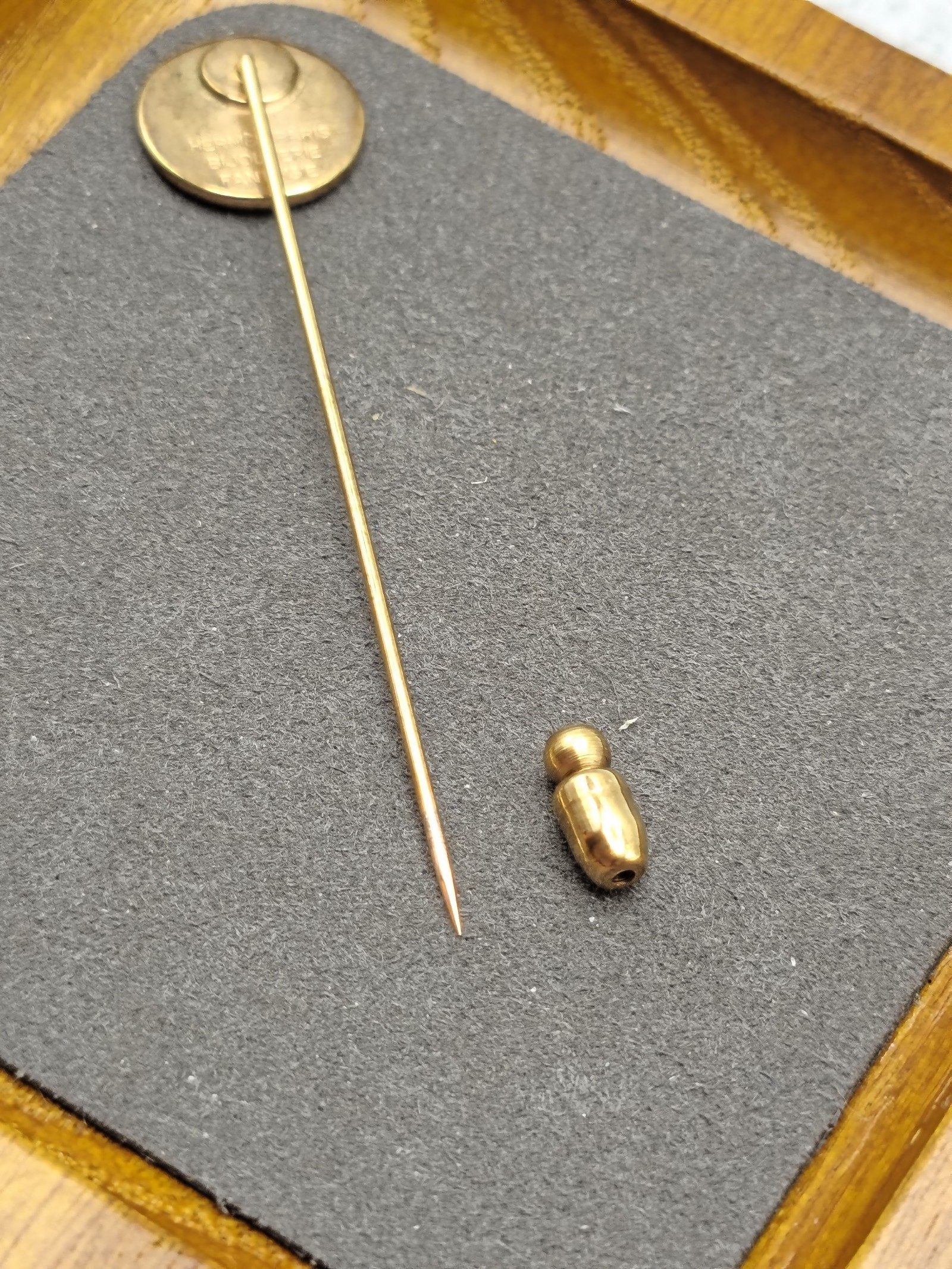 Hermès Paris Gold Tone Stick Pin Brooch image 7