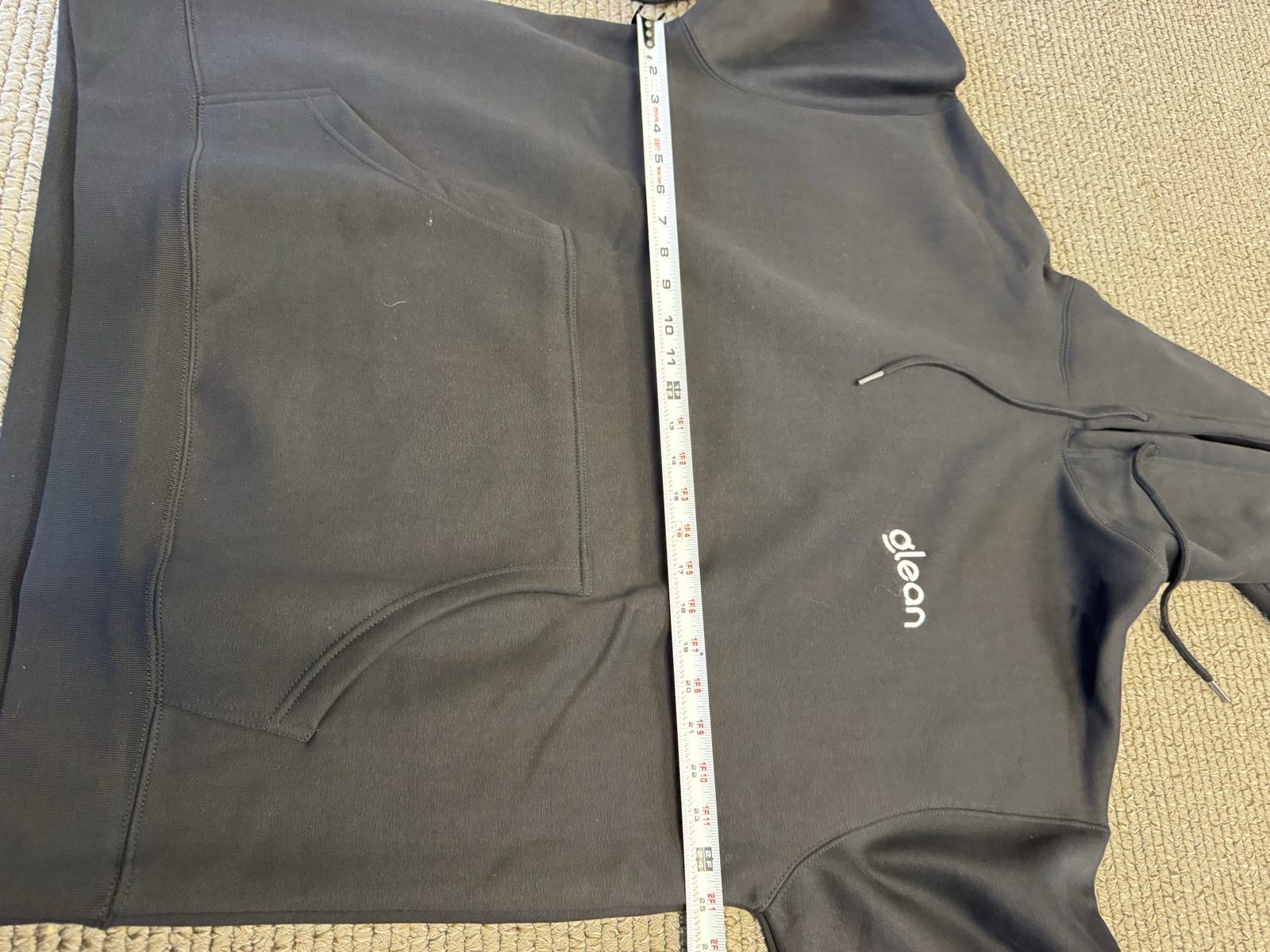 Men’s Cotton Heritage Glean Hoodie – Black – XL image 7