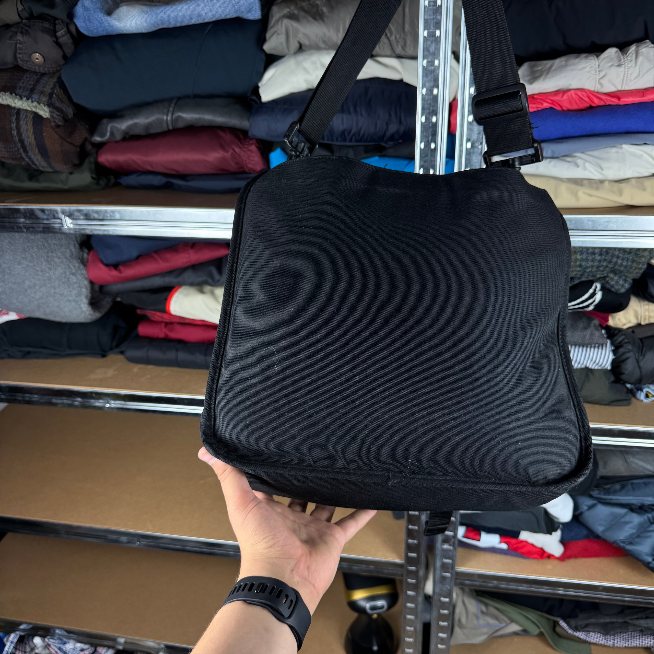 Eastpak Black Crossbody Bag One Size Vintage Big Size image 5