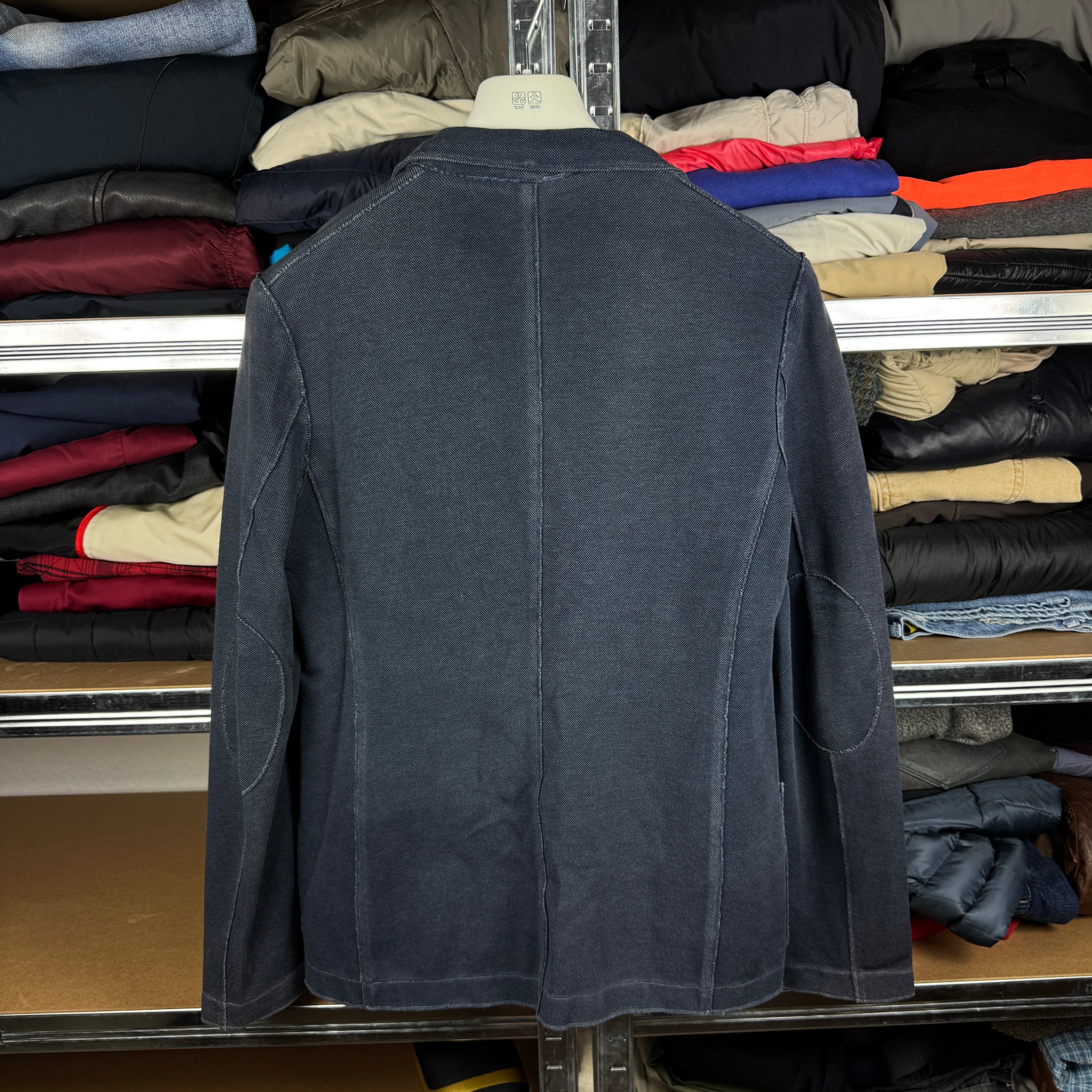 Men`s Harris Wharf London Cotton Garment Dyed Sportcoat Blazer Size 48 / M image 3