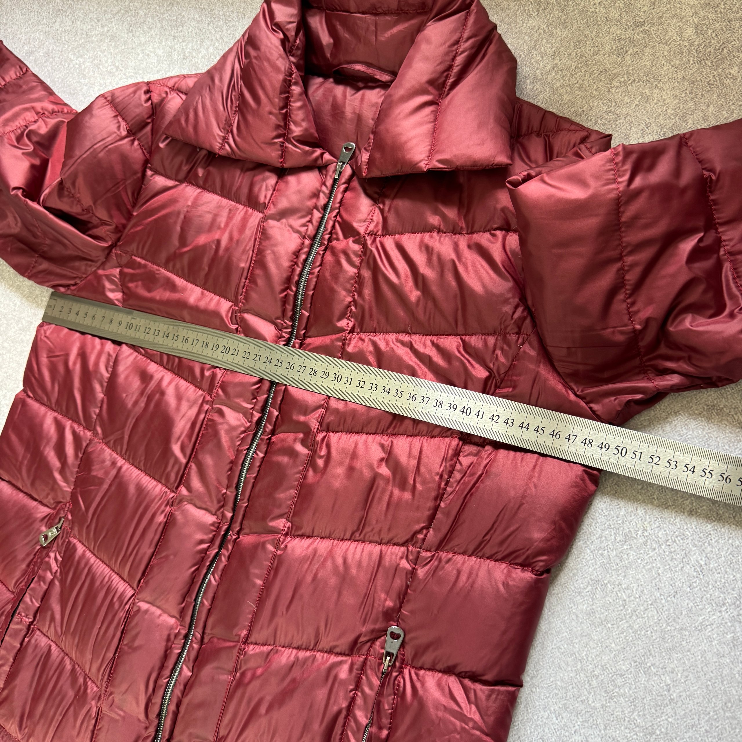 Women`s Max Mara x Weekend Red Puffer Nylon Down Jacket Size M / 38 image 4