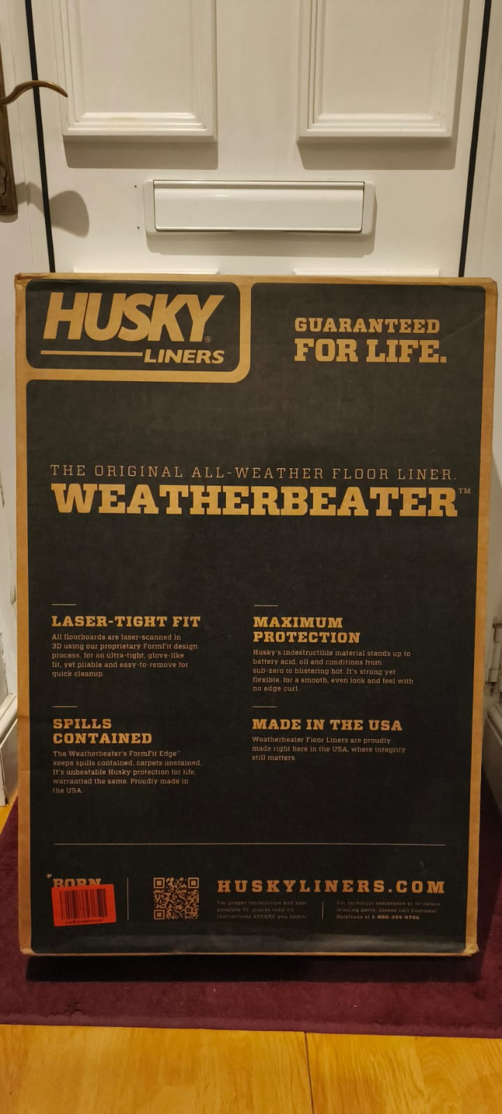Husky Black Weatherbeater All-Weather Floor Liner