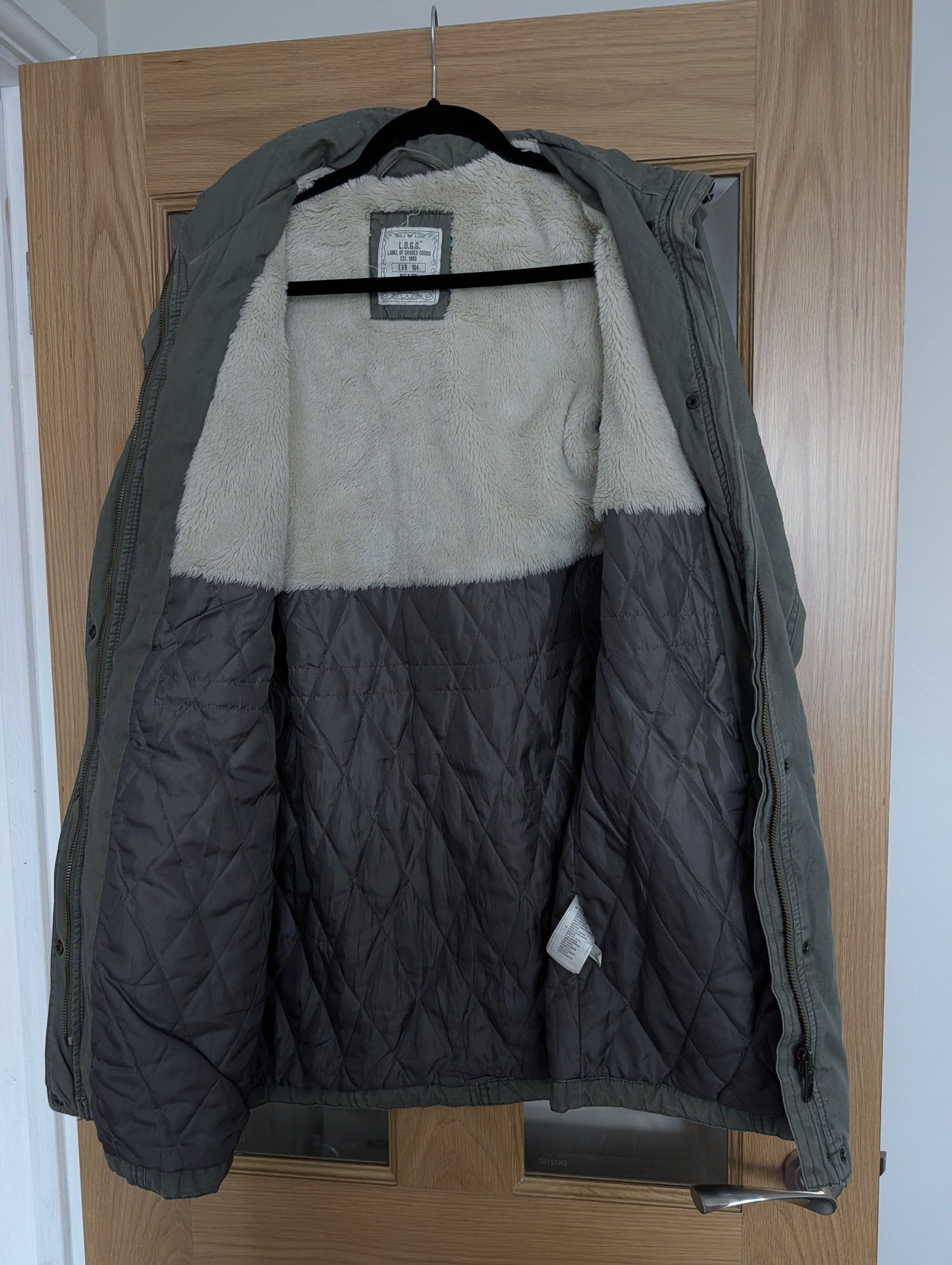 H&M Kids Green L.O.G.G. Thick Quilted Coat EUR 164 image 4