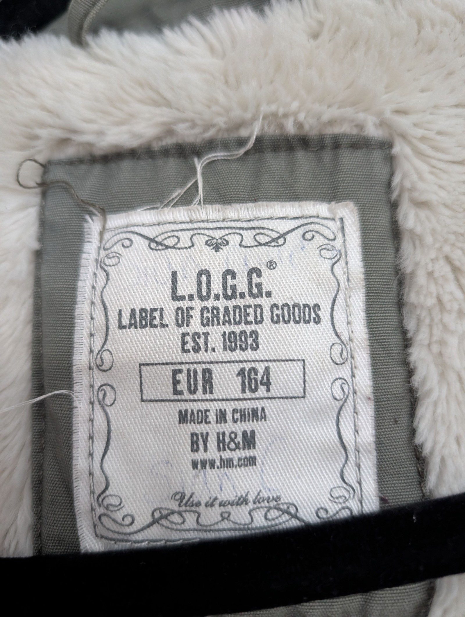 H&M Kids Green L.O.G.G. Thick Quilted Coat EUR 164 image 5