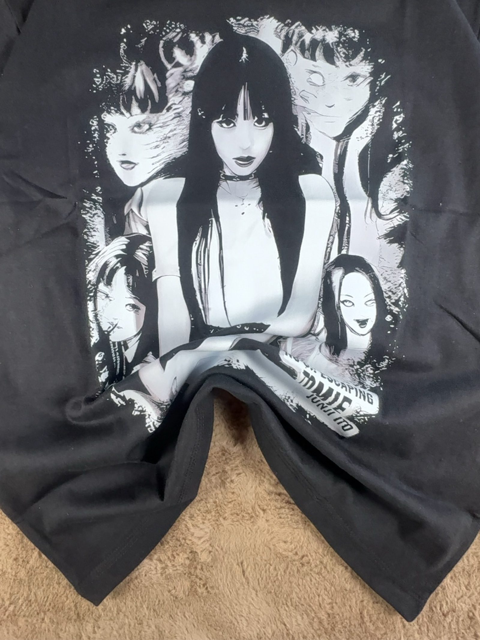 T-Shirt Y2K Gothic Vintage - Streetwear Black Graphic Size S-M - Y2K Dripping image 3