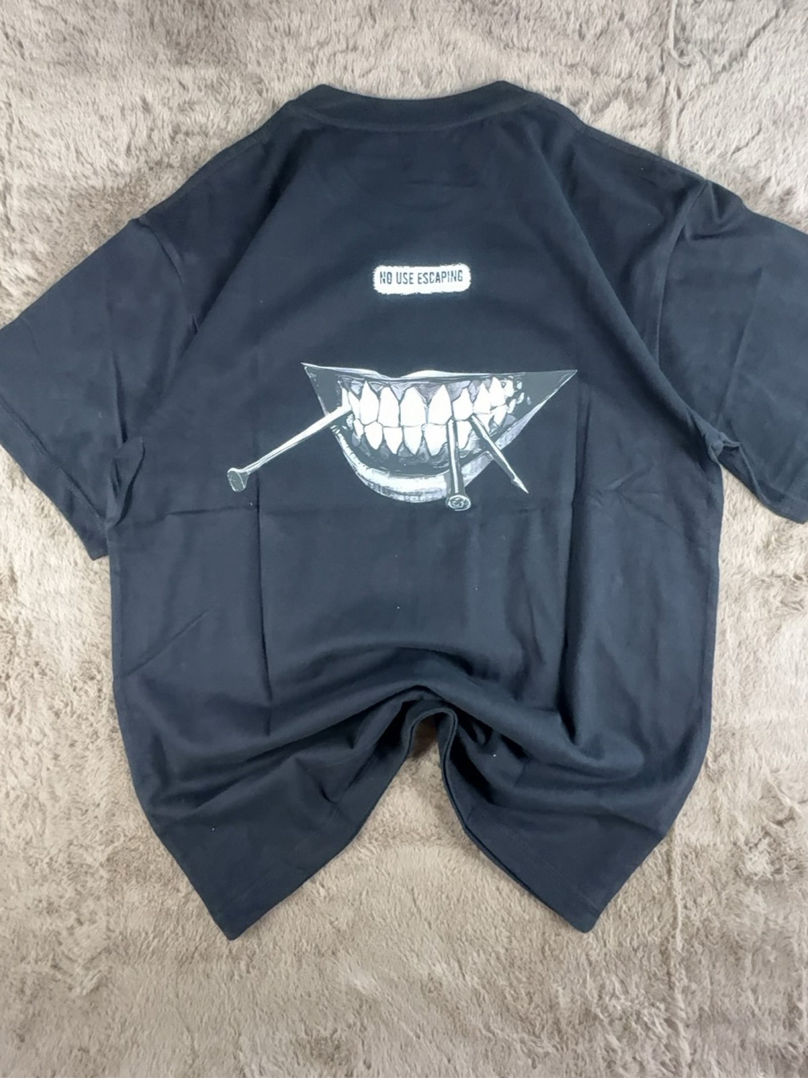 T-Shirt Y2K Gothic Vintage - Streetwear Black Graphic Size S-M - Y2K Dripping image 8