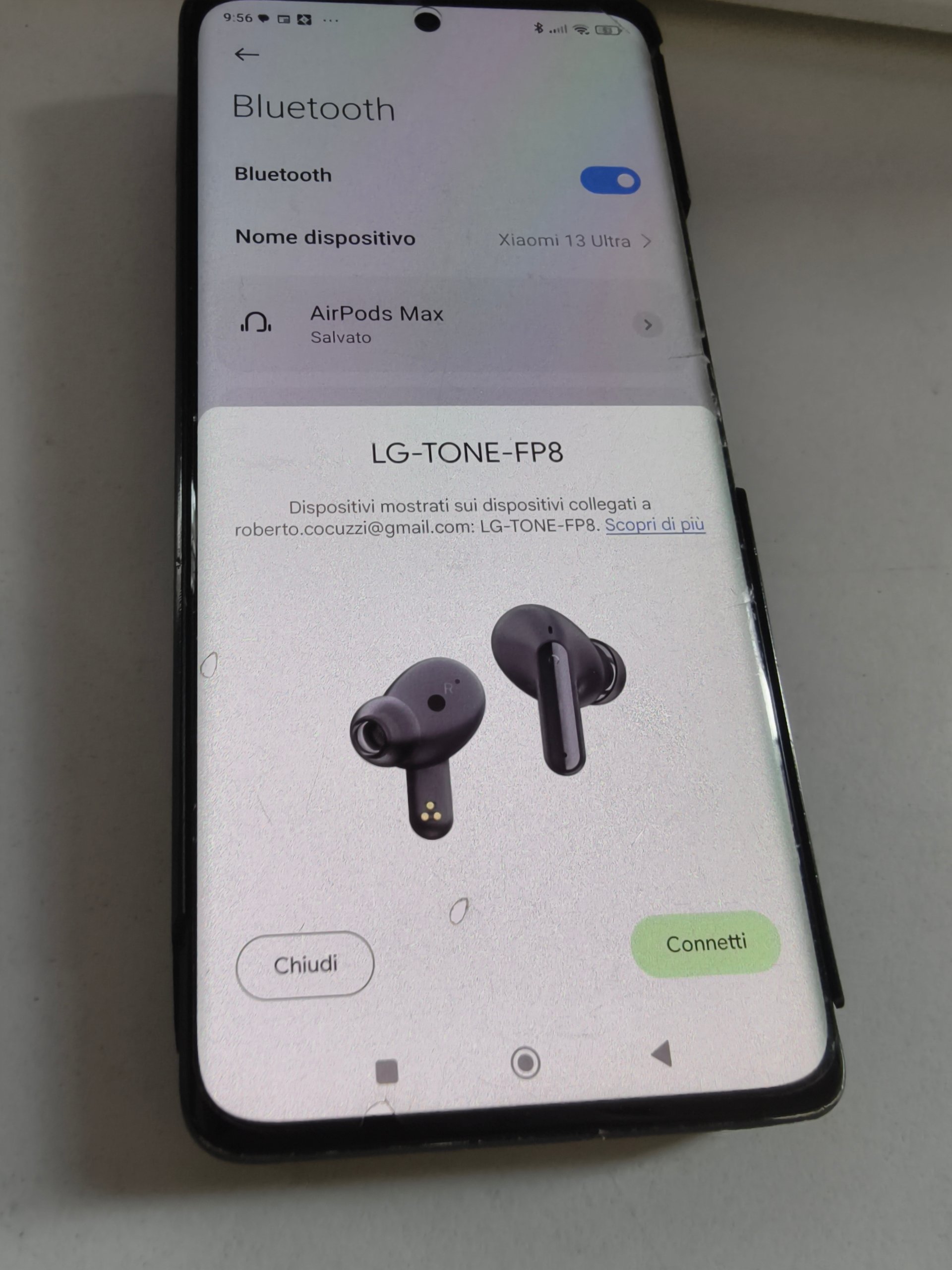 Cuffie LG Tone FP8W True Wireless Auricolari Bluetooth UV nano image 7
