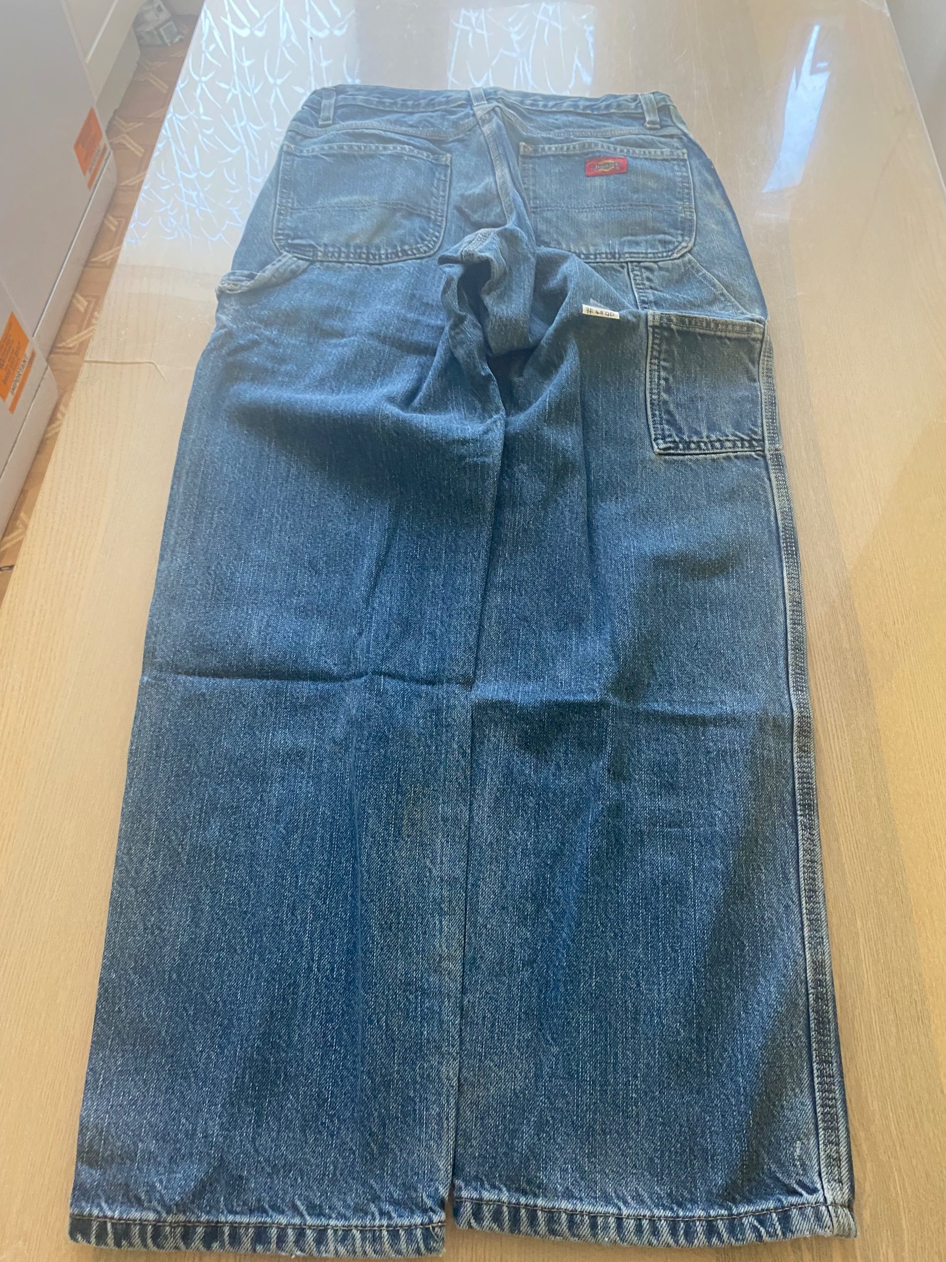 Dickies Baggy Jeans W36 L32 Blue Loose Fit Skate Y2K Vintage #4500