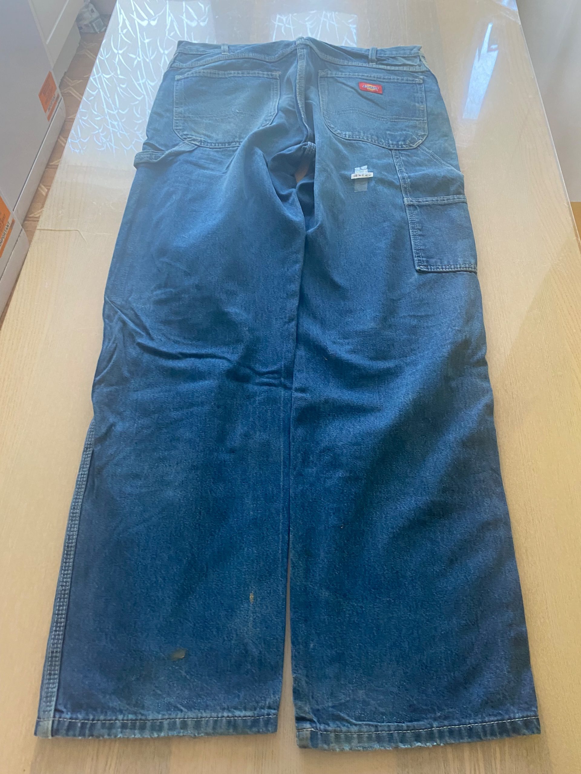Dickies Baggy Jeans W34 L32 Blue Loose Fit Skate Y2K Vintage #44BD