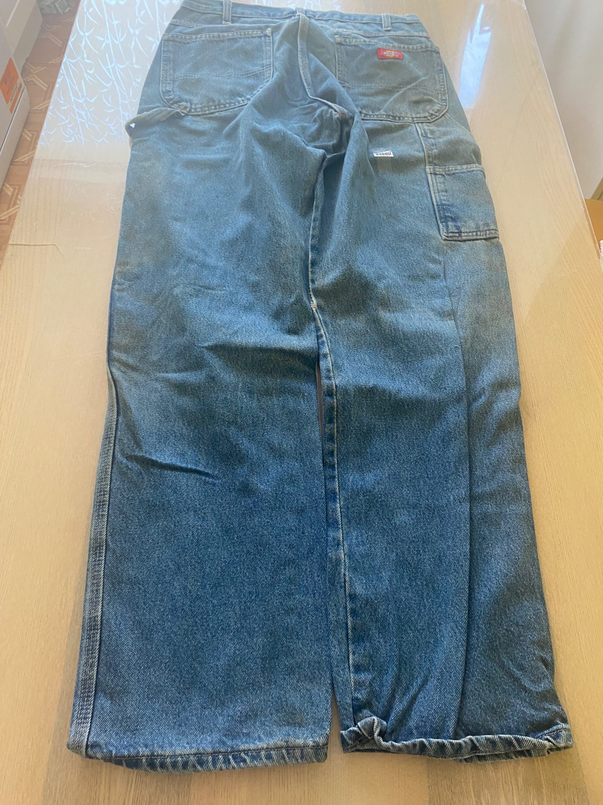 Dickies Baggy Jeans W34 L34 Blue Loose Fit Skate Y2K Vintage #40BD