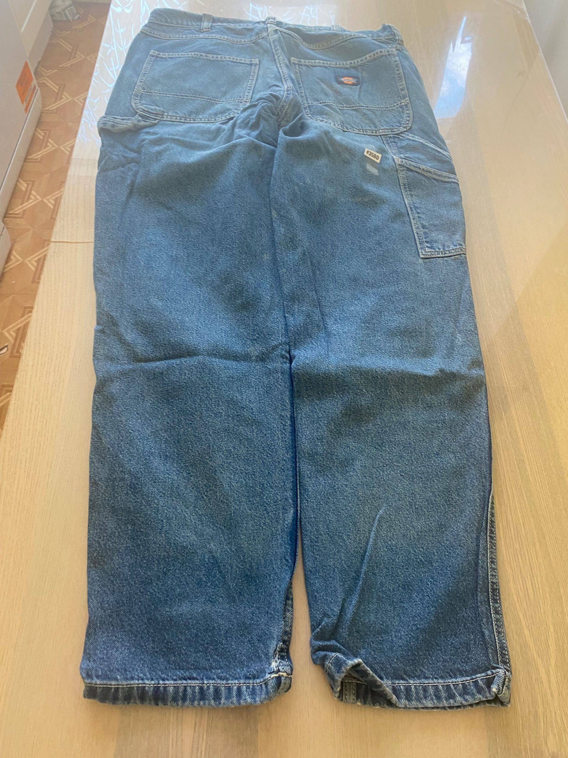 Dickies Baggy Jeans W36 L32 Blue Loose Fit Skate Y2K Vintage #35BD