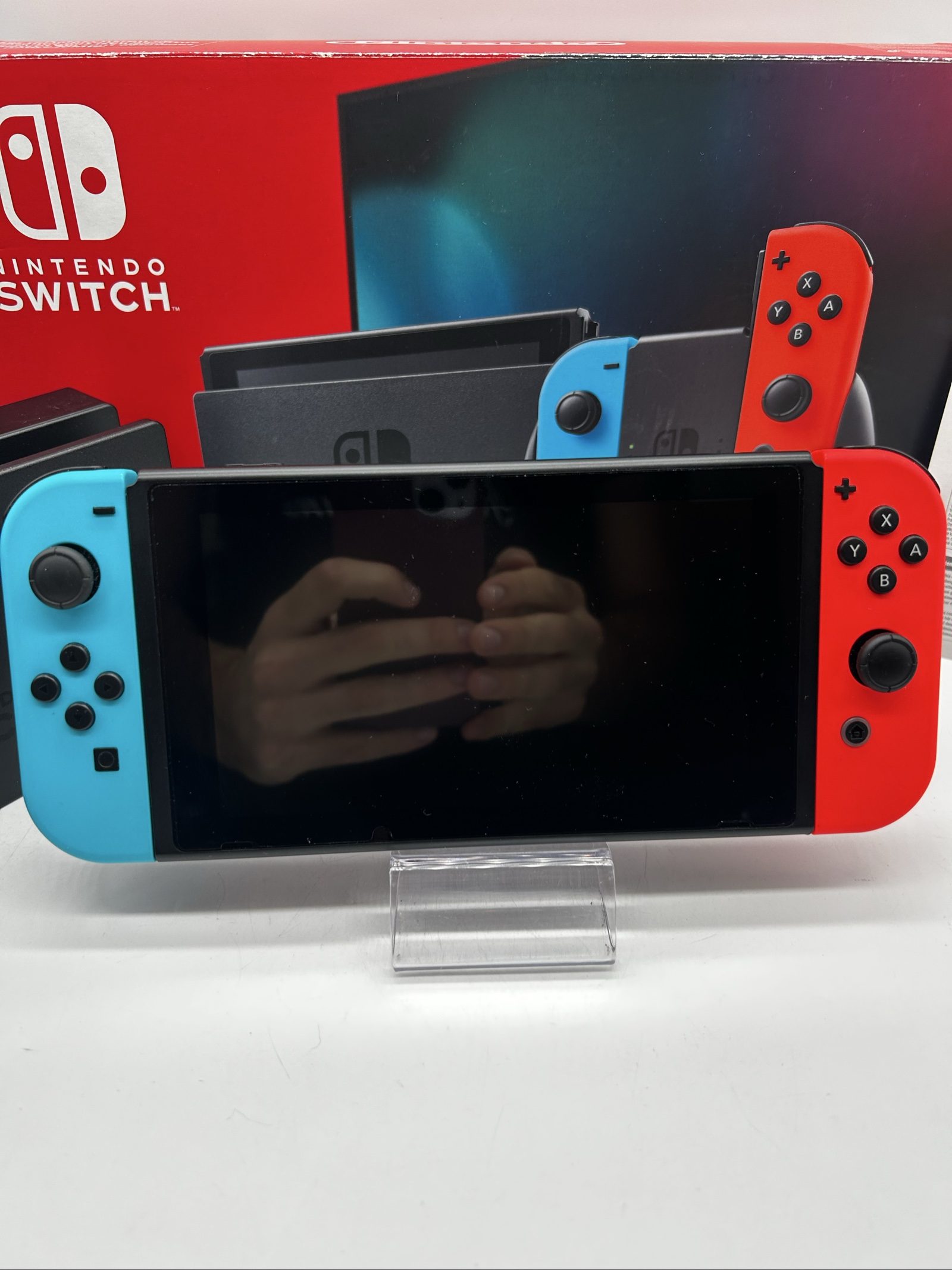 Nintendo Switch V2 Blu/Rossa + Scatola + SD 32GB – Eccellenti Condizioni image 4