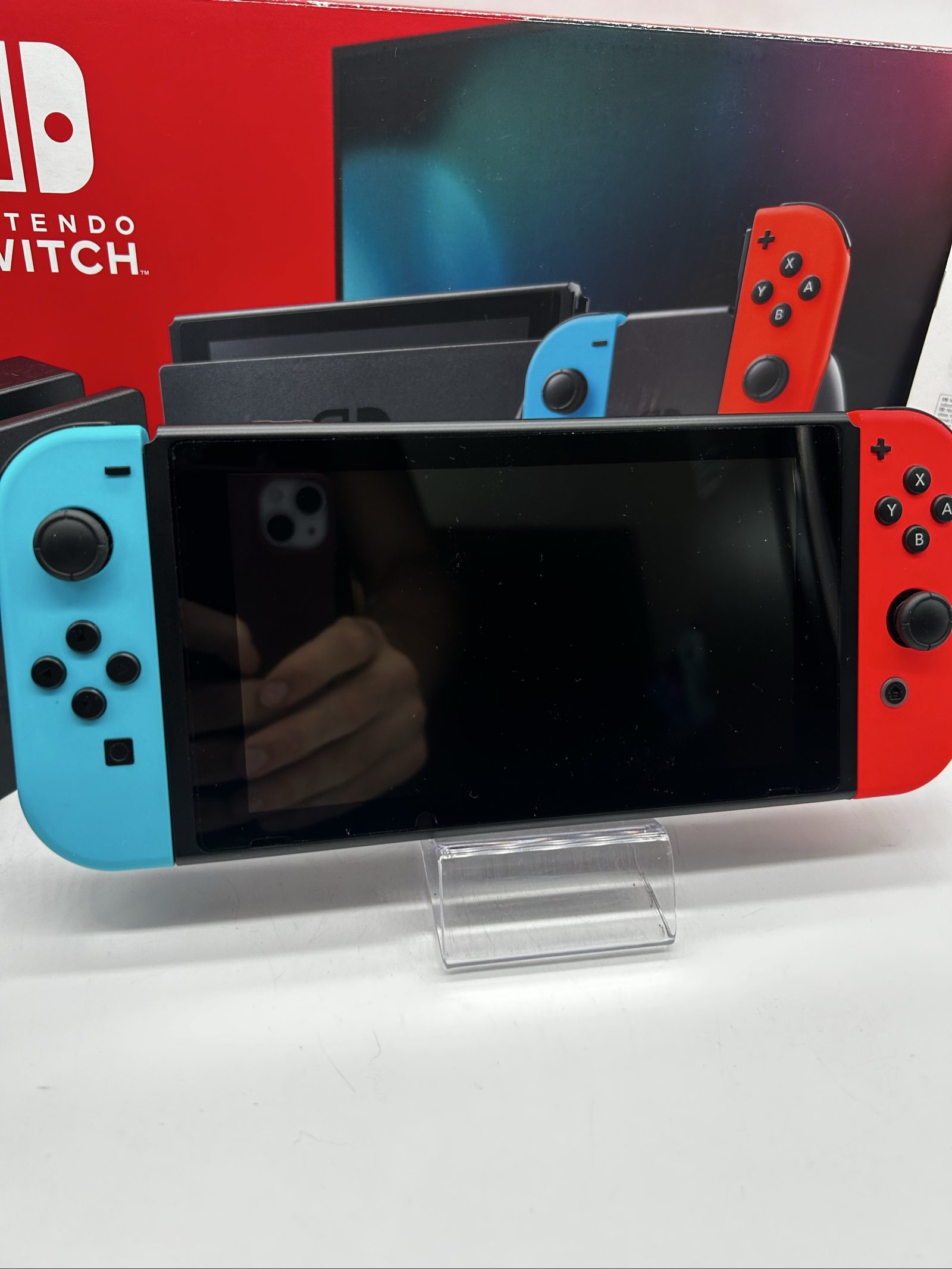 Nintendo Switch V2 Blu/Rossa + Scatola + SD 32GB – Eccellenti Condizioni image 6