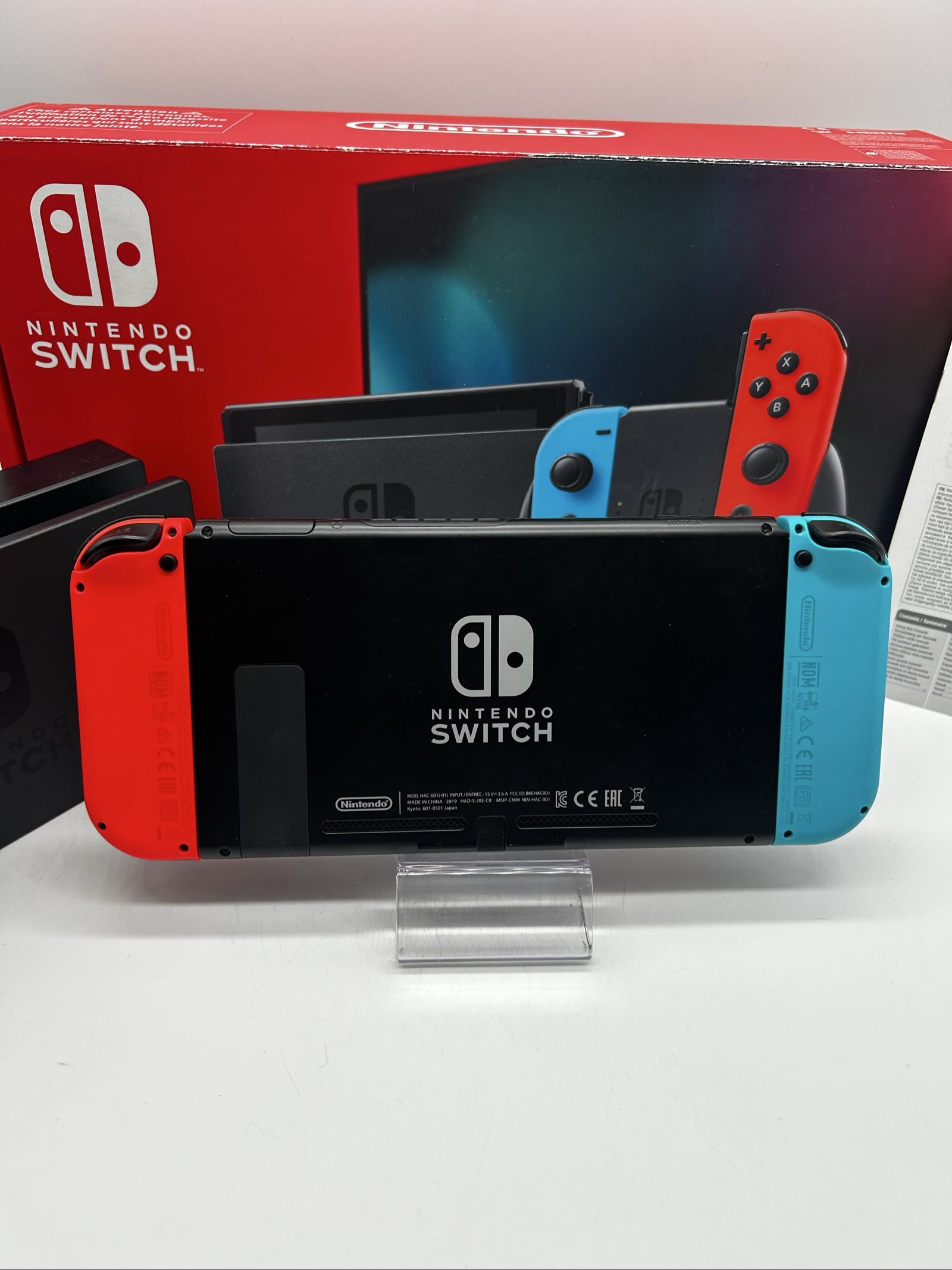 Nintendo Switch V2 Blu/Rossa + Scatola + SD 32GB – Eccellenti Condizioni image 9