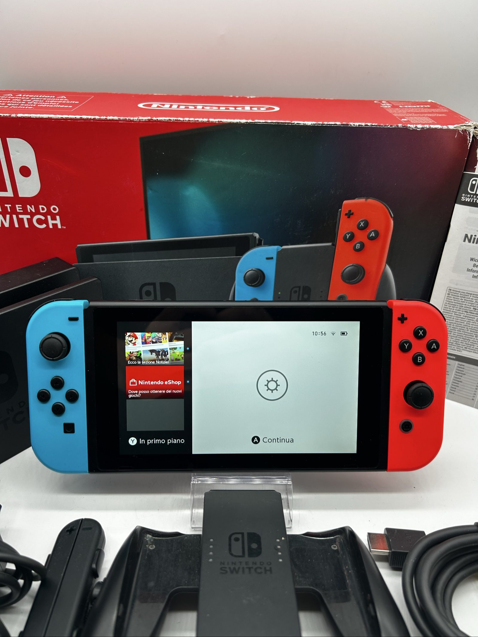 Nintendo Switch V2 Blu/Rossa + Scatola + Accessori Originali – Ottime Condizioni image 2