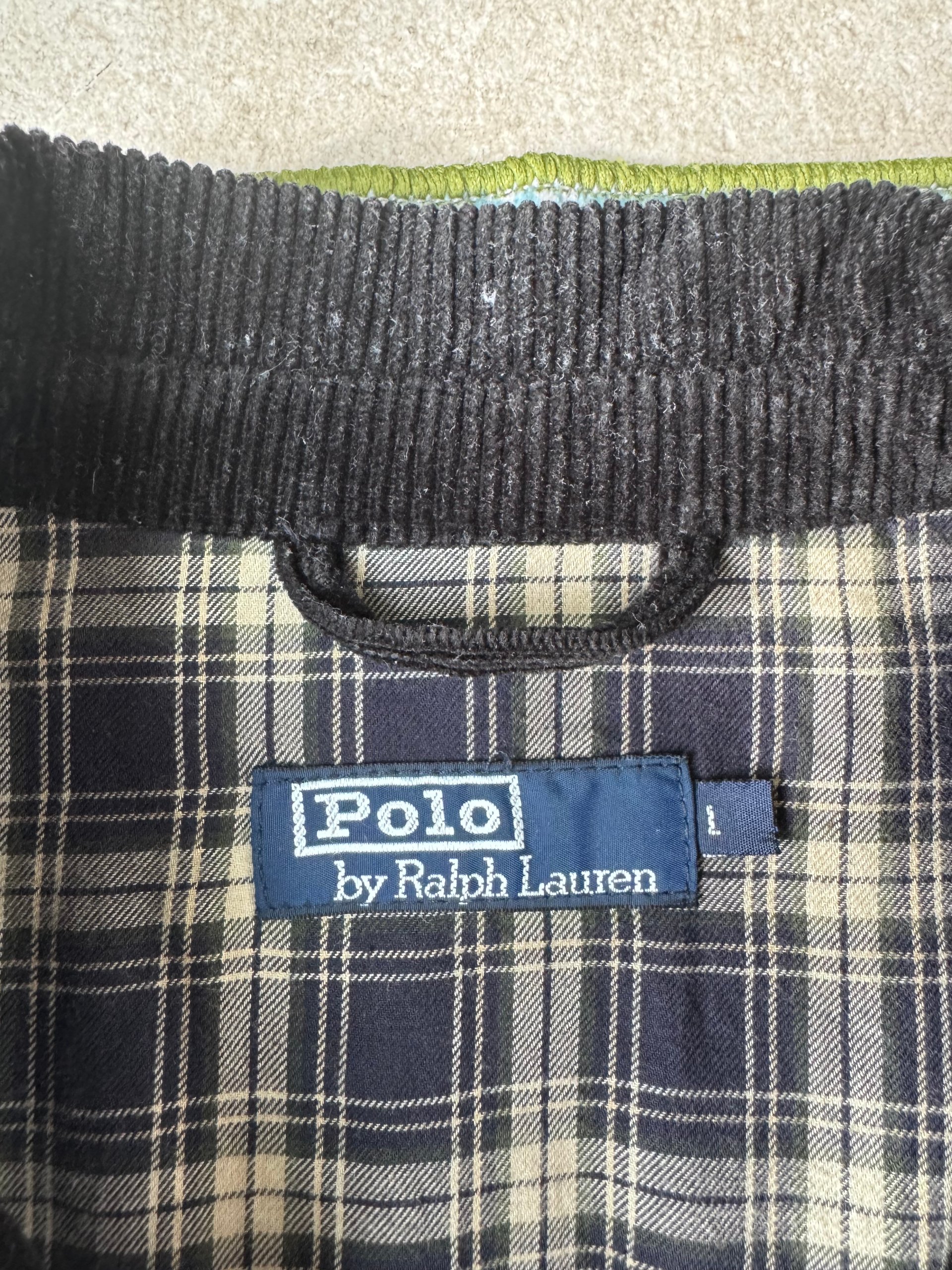 Polo Ralph Lauren Black Corduroy Jacket L image 6