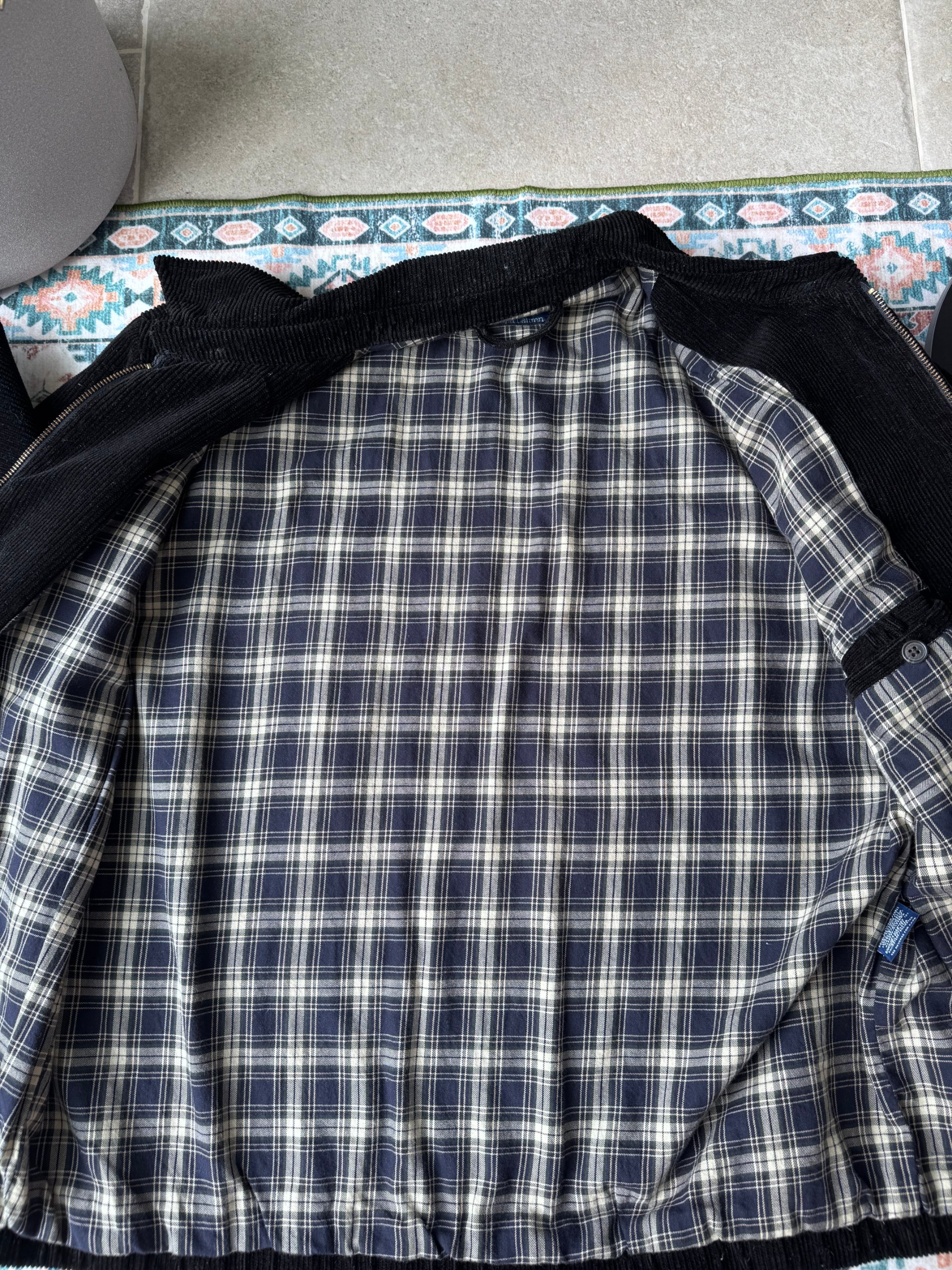 Polo Ralph Lauren Black Corduroy Jacket L image 8