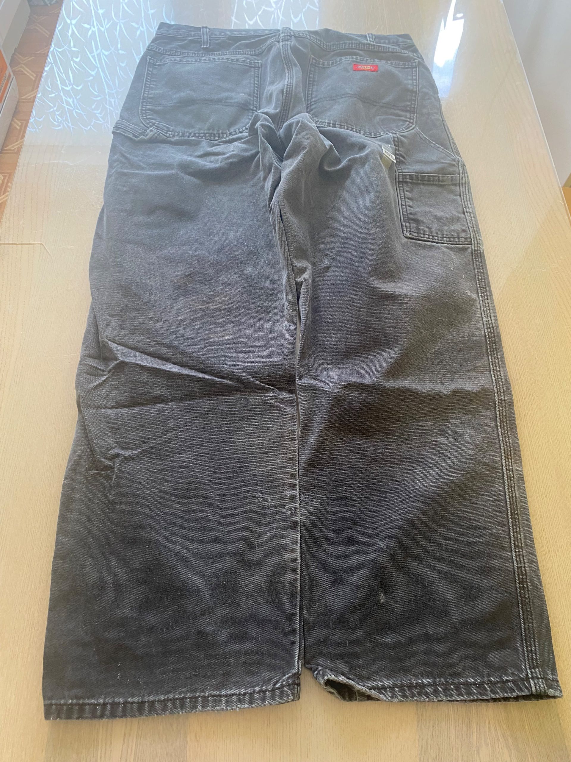 Dickies Baggy Jeans W34 L28 Black Loose Fit Skate Y2K Vintage #32BD