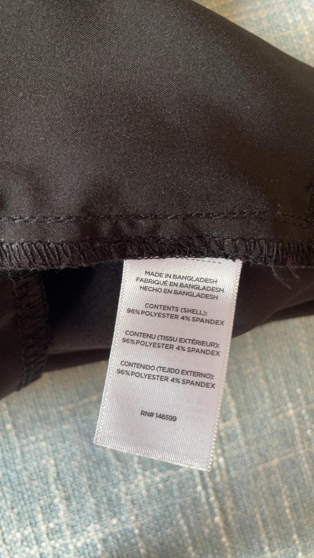 Mister Men’s Black Tech-Stretch Pants 32W x 32L NWT image 6