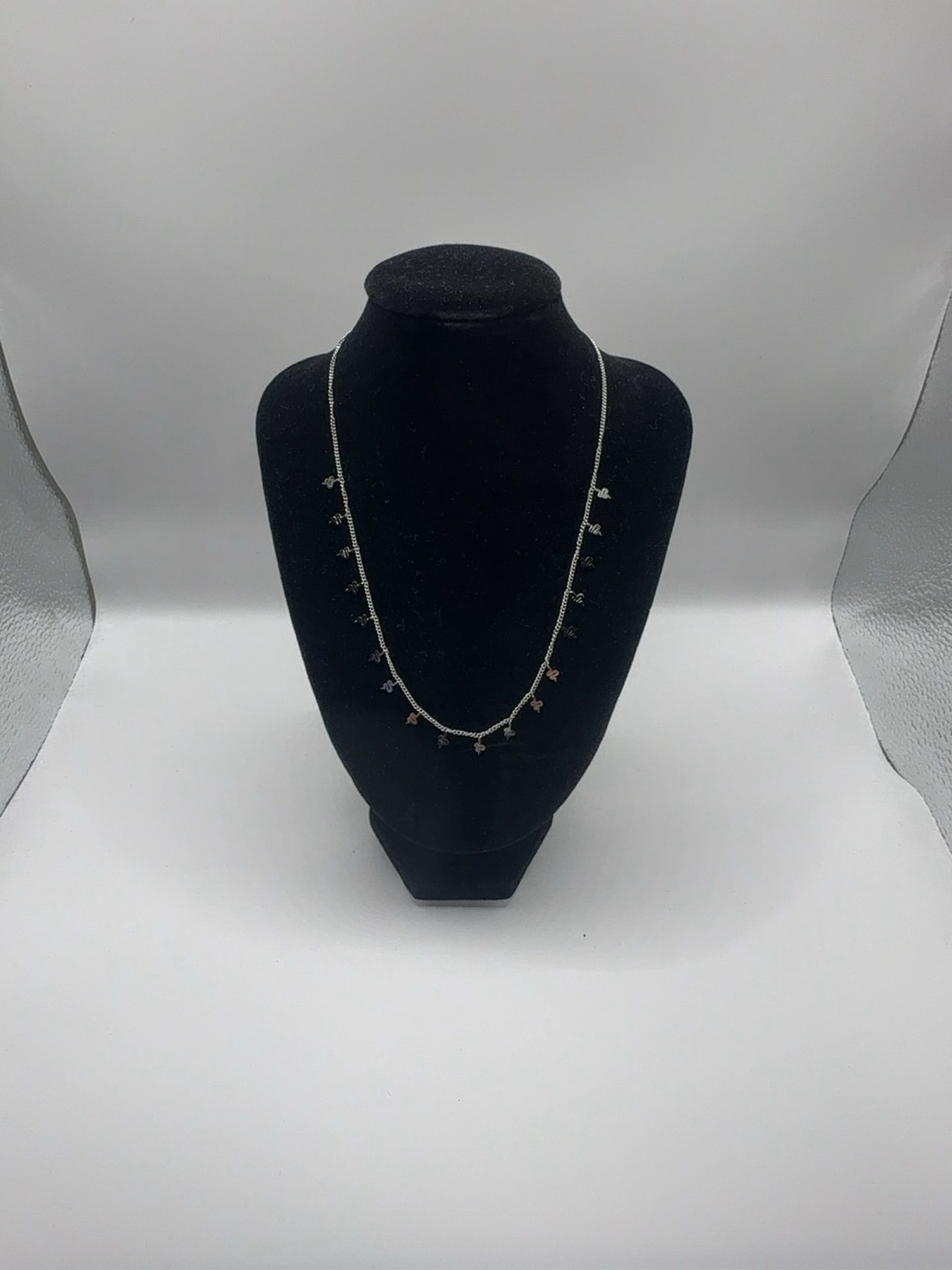 Y2K Streetwear Silver Snake Charm Necklace One Size image 4